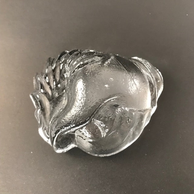 SHIRLEY ELFORD Seashell Glass Paperweight - SIGNED