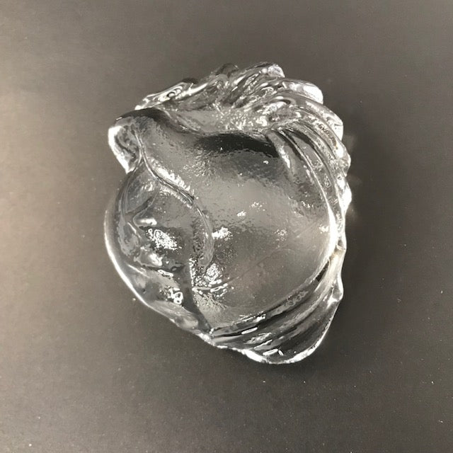 SHIRLEY ELFORD Seashell Glass Paperweight - SIGNED