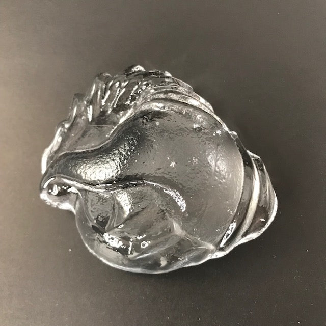 SHIRLEY ELFORD Seashell Glass Paperweight - SIGNED
