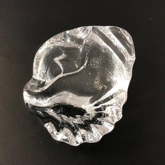 SHIRLEY ELFORD Seashell Glass Paperweight - SIGNED