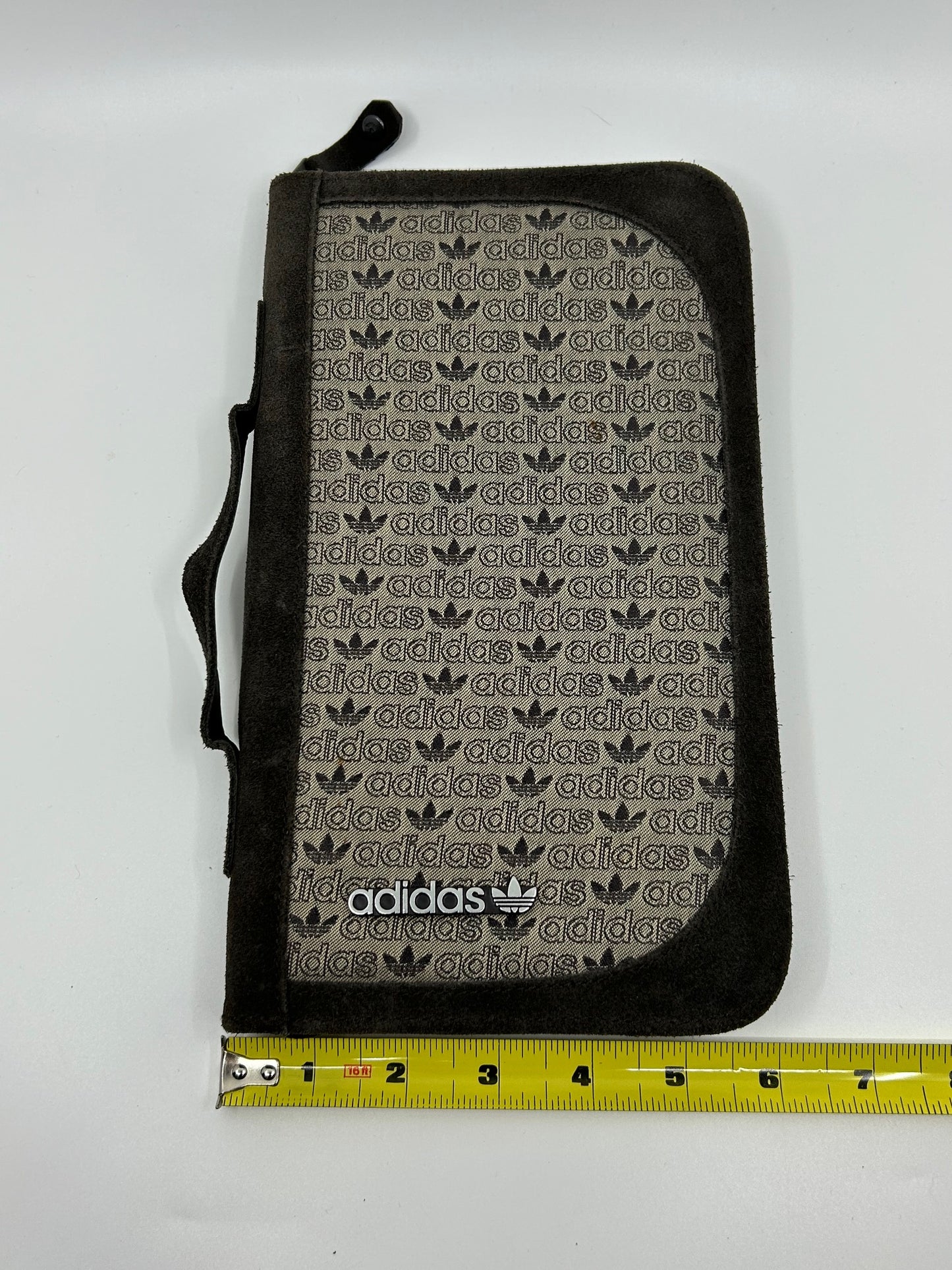 Vintage Adidas Originals Adidas Logo Print Passport Travel Case
