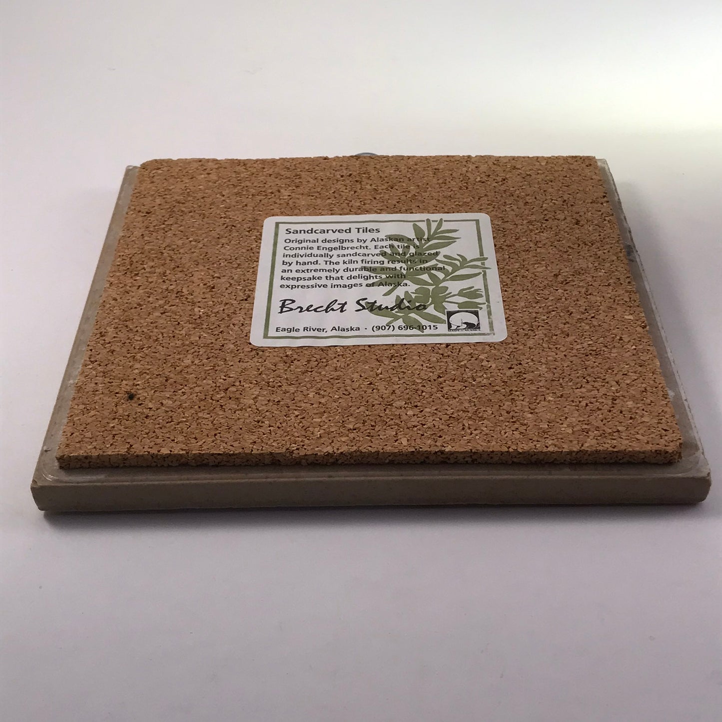 Sand Carved Tile from Alaska Moose and Elks - Brecht Studios