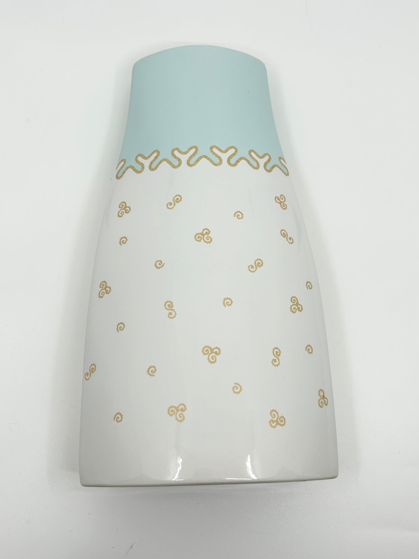 Royal Albert Zandra Rhodes "My Favorite Things" Oval Tall Ceramic Vase - Discontinued