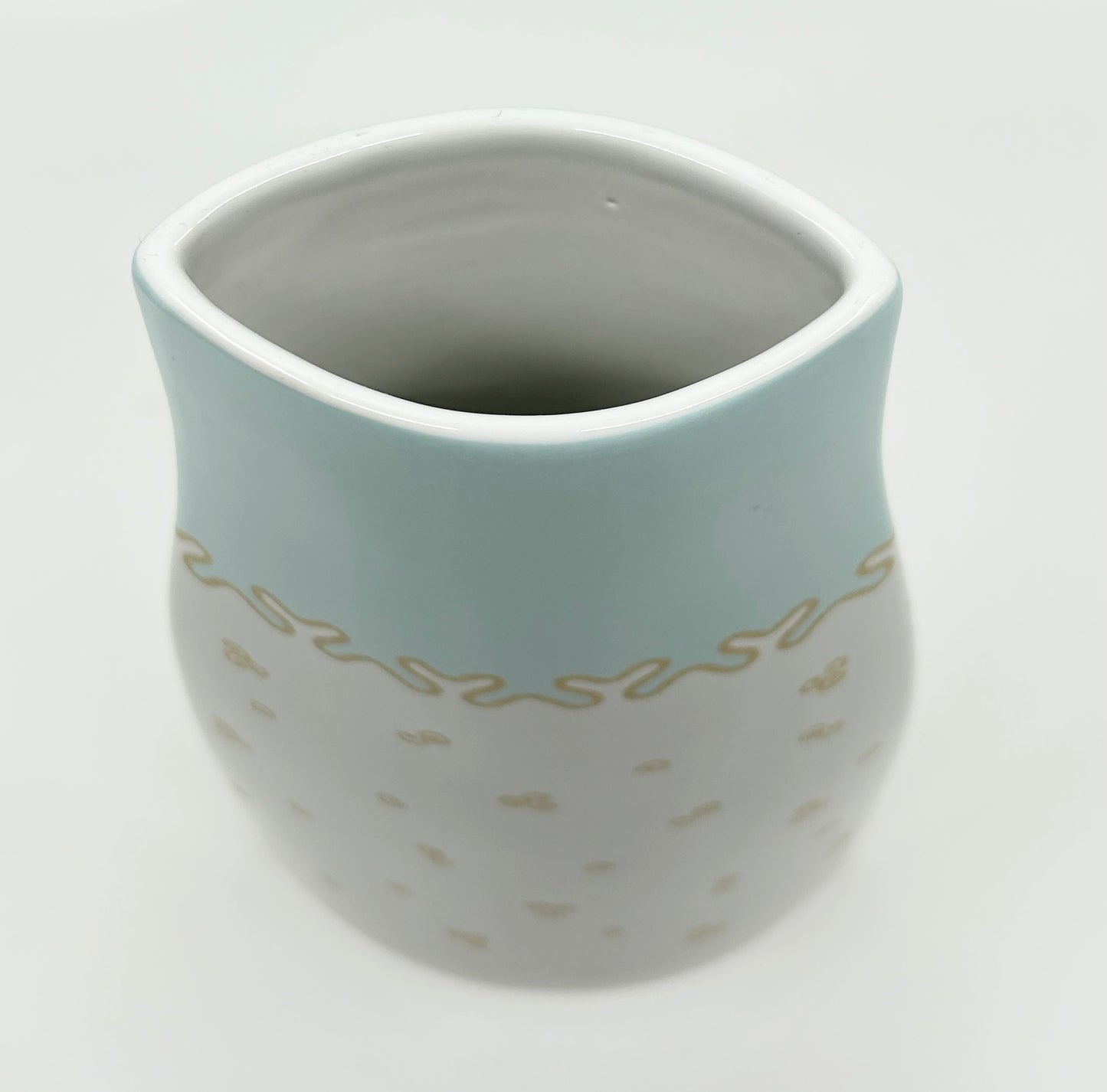 Royal Albert Zandra Rhodes "My Favorite Things" Oval Tall Ceramic Vase - Discontinued