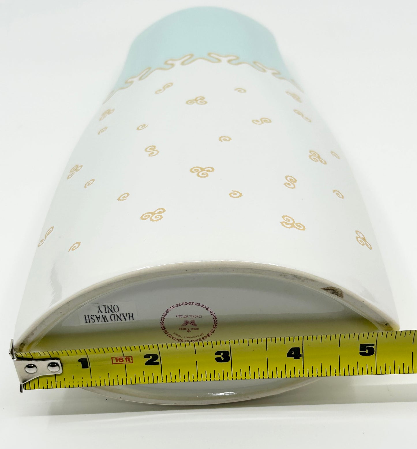 Royal Albert Zandra Rhodes "My Favorite Things" Oval Tall Ceramic Vase - Discontinued