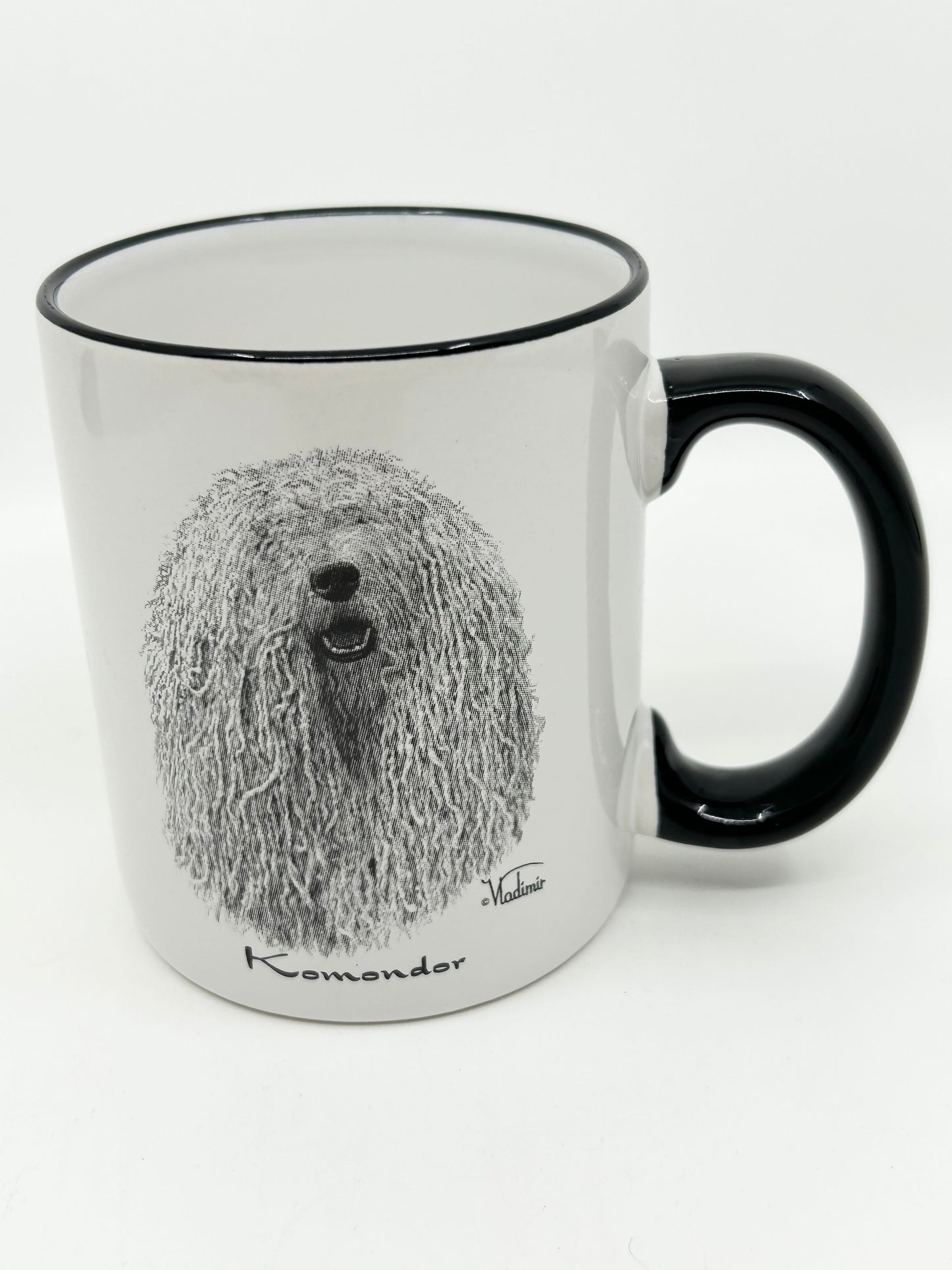KOMONDOR Dog Face Mug