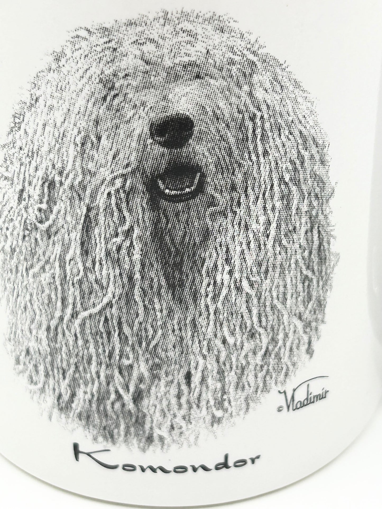 KOMONDOR Dog Face Mug