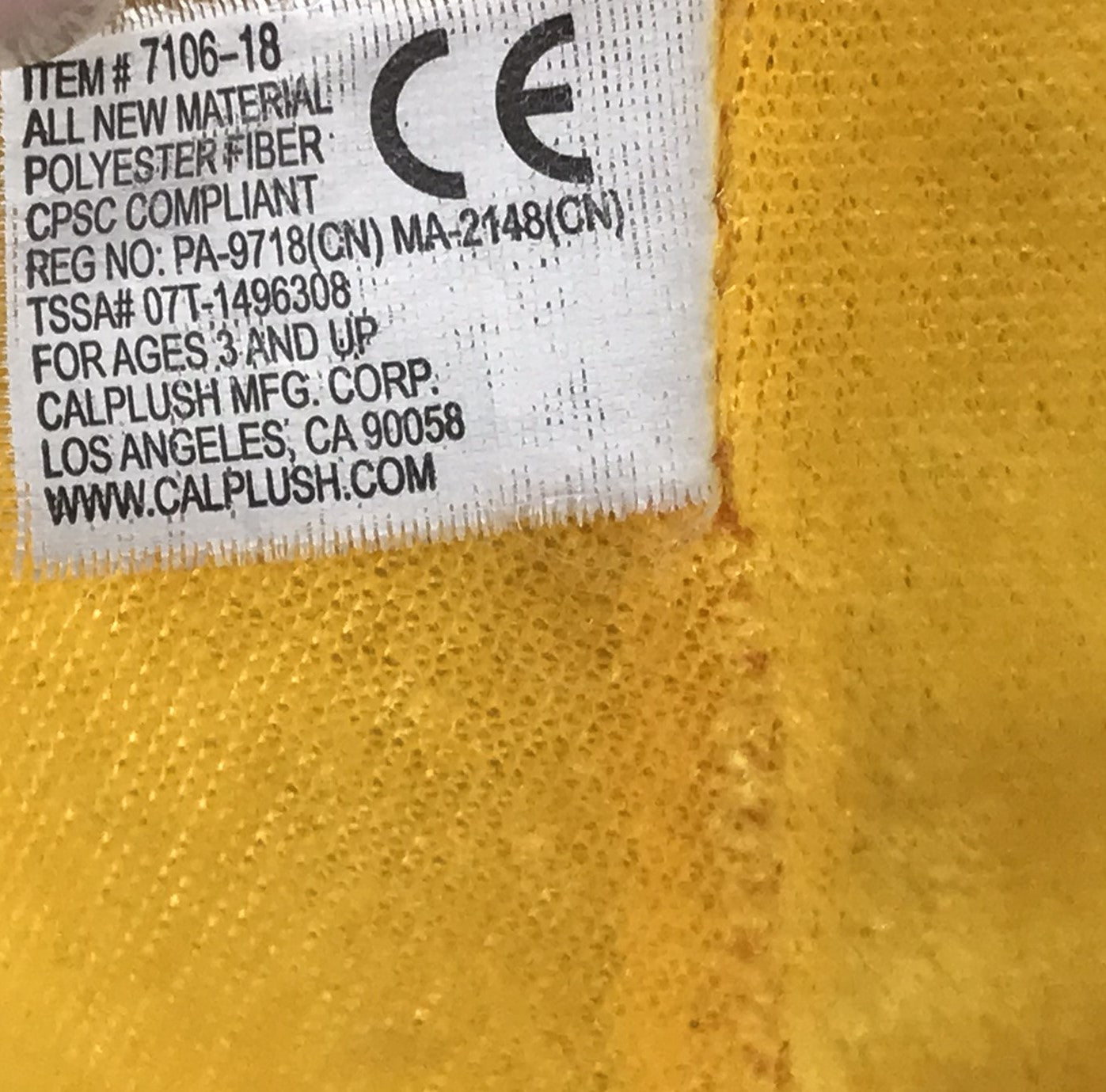 Calplush Vintage Plush Anthropomorphic Banana