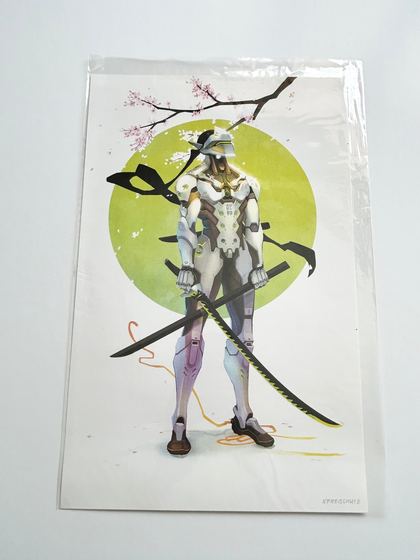 Overwatch Genji Shimata Print - Artist Signed XFreischutz