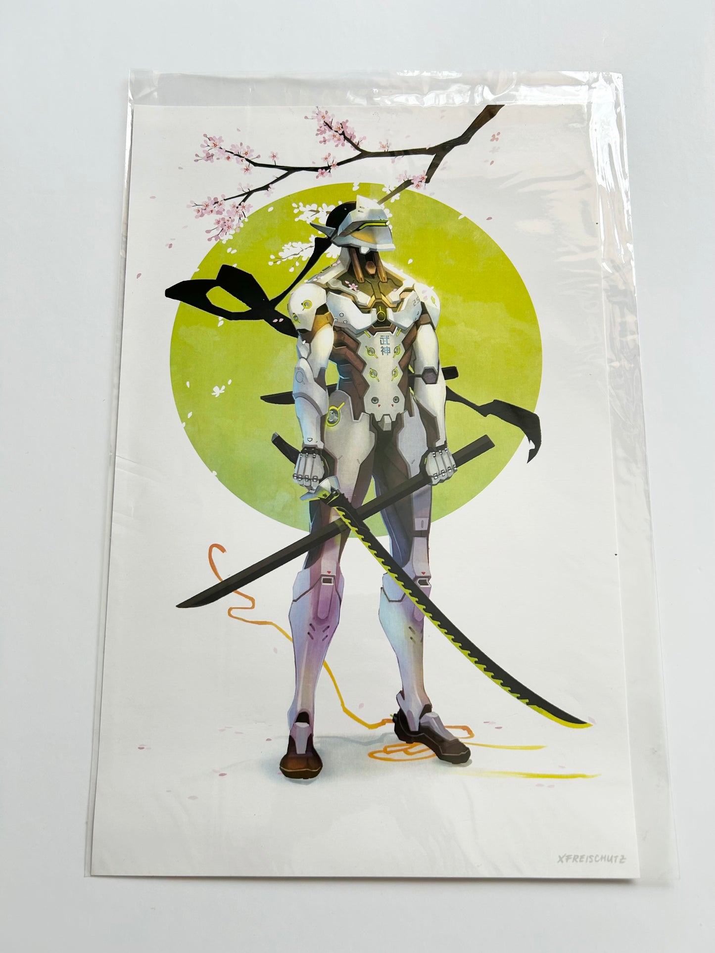 Overwatch Genji Shimata Print - Artist Signed XFreischutz