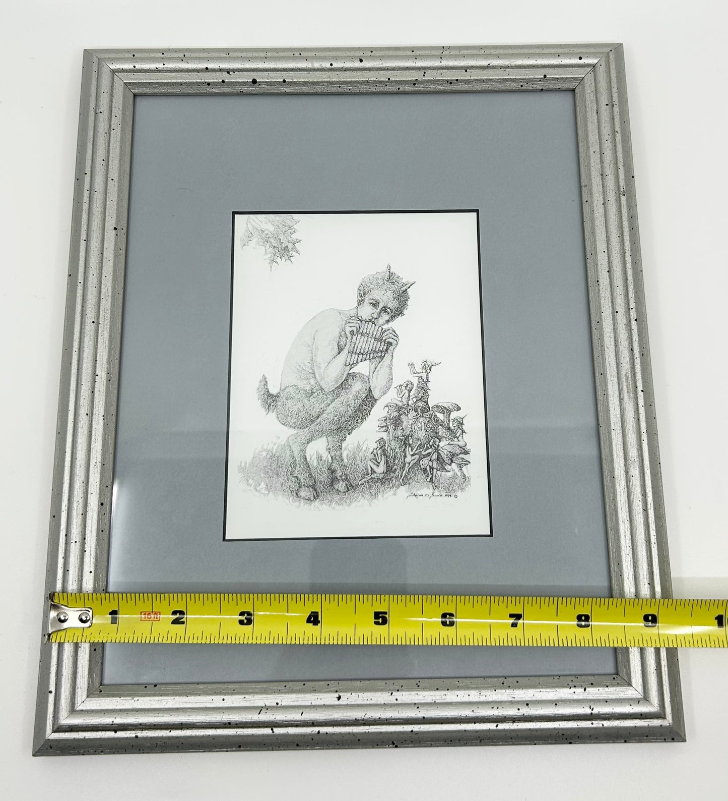 Pan The God of Shepherds and Hunters Framed Print 1994 - Artist Sharon M Smith