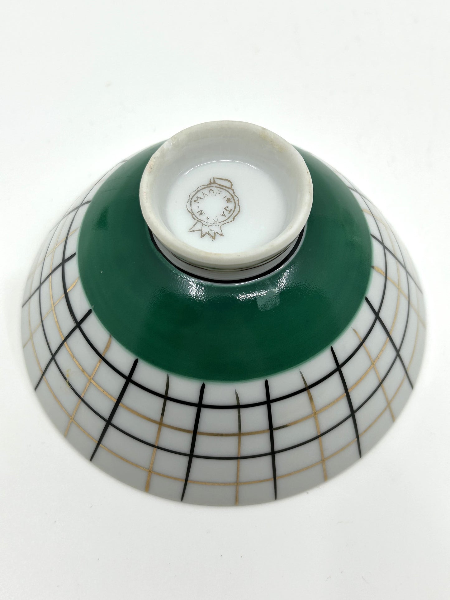 Vintage Japanese Single Serve Patterned Rice Bowls - Set of 5