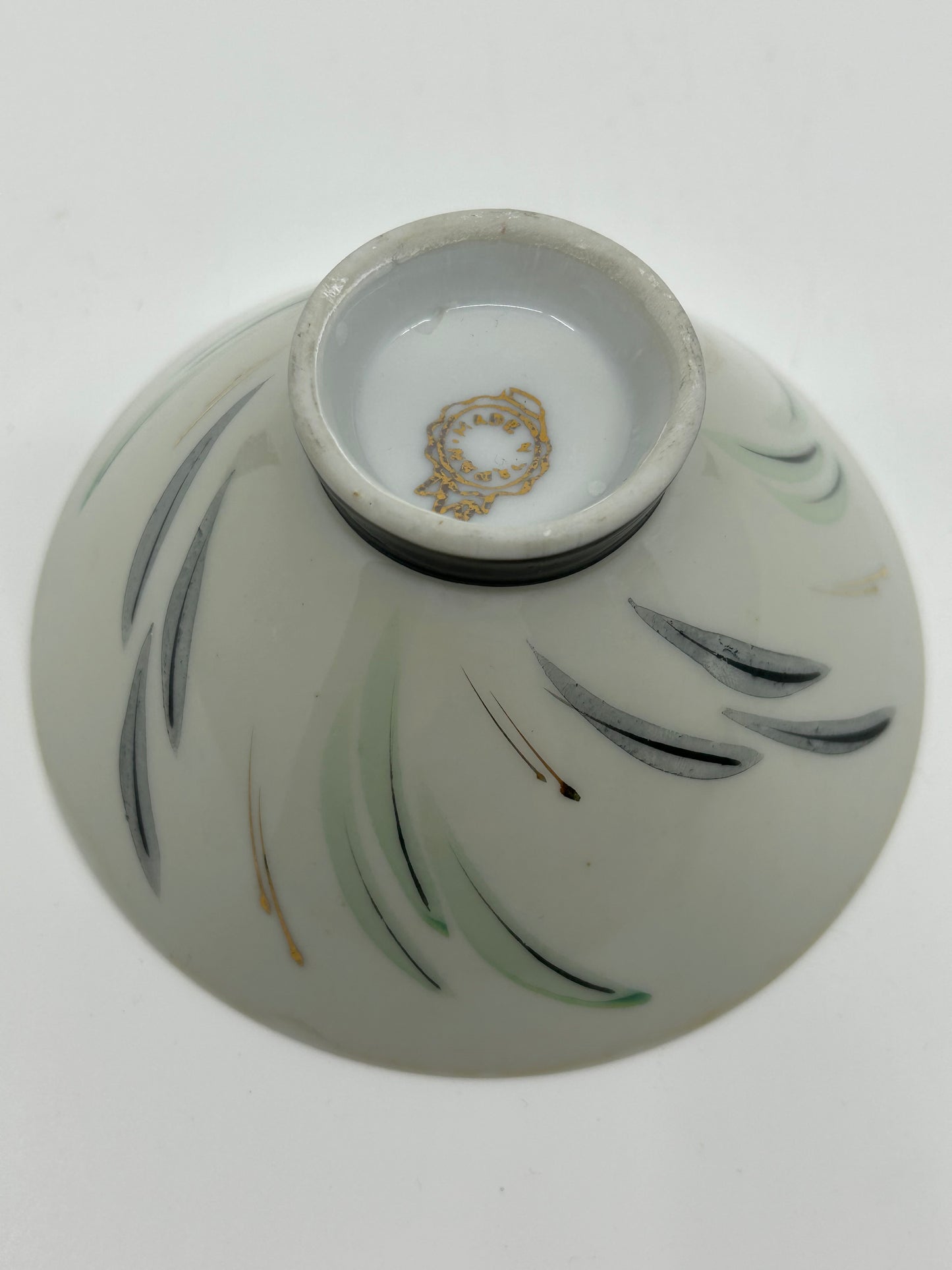 Vintage Japanese Single Serve Patterned Rice Bowls - Set of 5