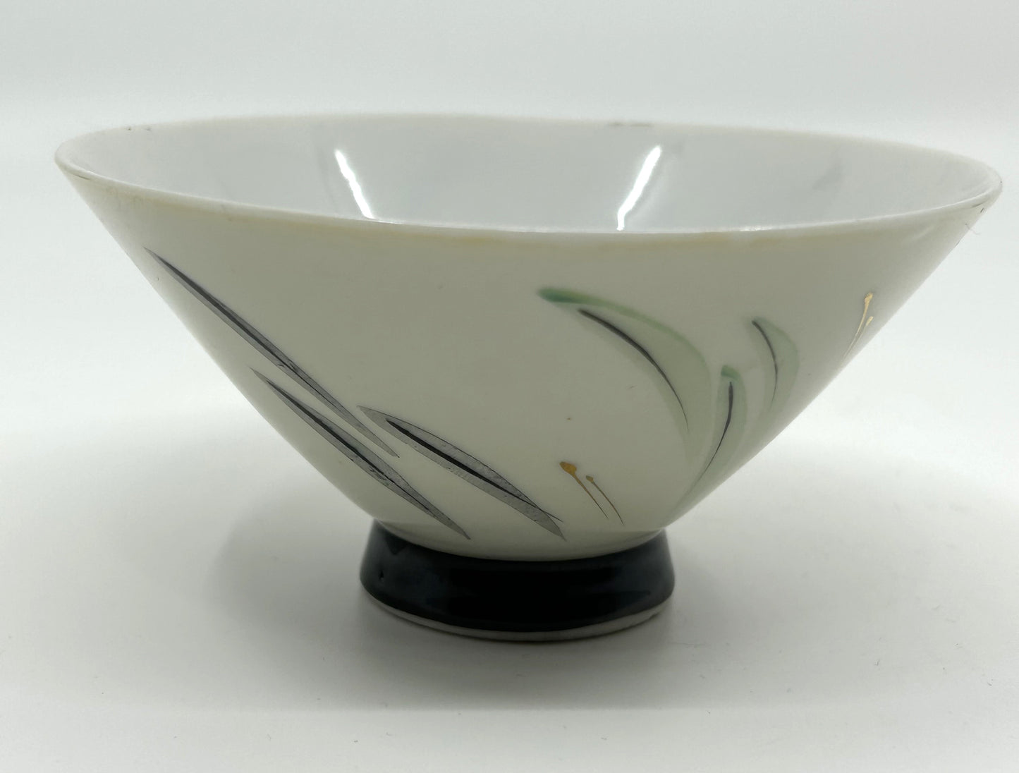 Vintage Japanese Single Serve Patterned Rice Bowls - Set of 5
