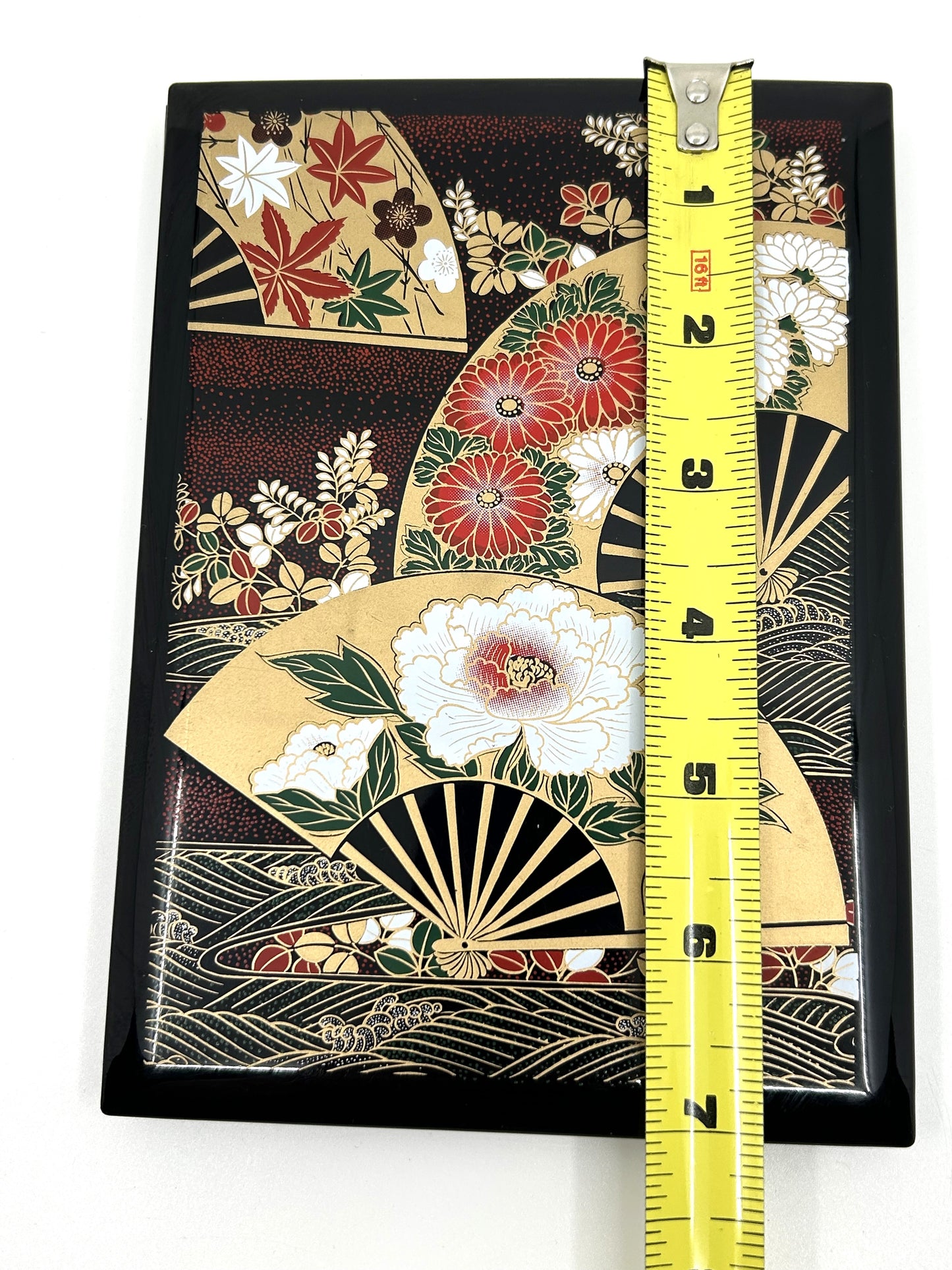 Vintage Asian Inspired Hard Plastic Lacquer Look Address Book