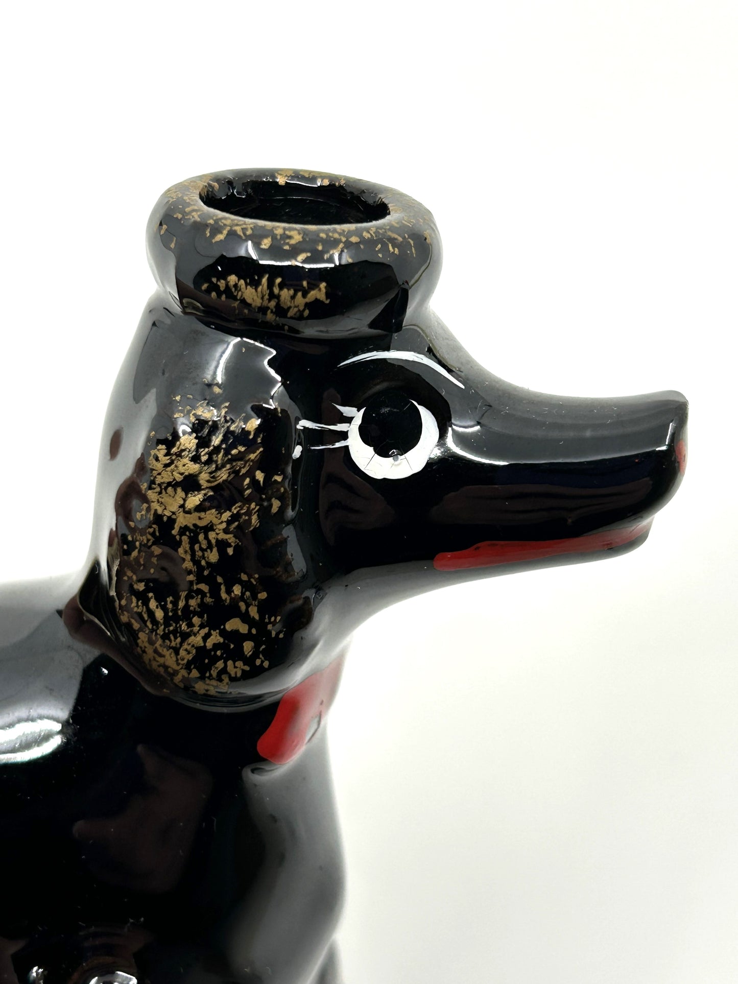 Vintage Poodle Spring Coiled Letter Holder w/side Pen Holder