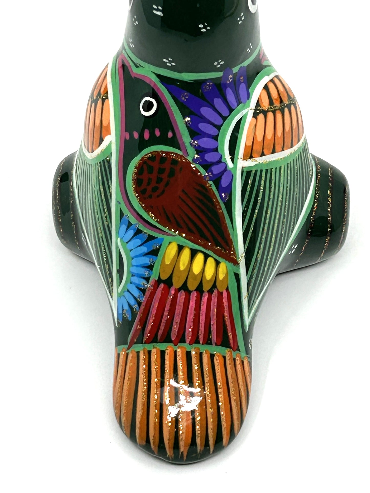 Talavera Hand Painted Mexican Folk Art Ceramic Toucan Bird