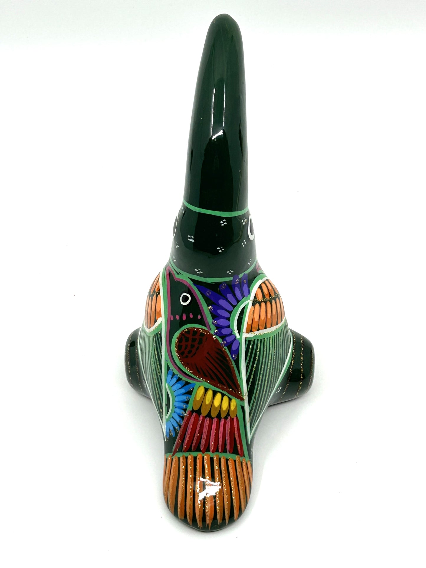 Talavera Hand Painted Mexican Folk Art Ceramic Toucan Bird