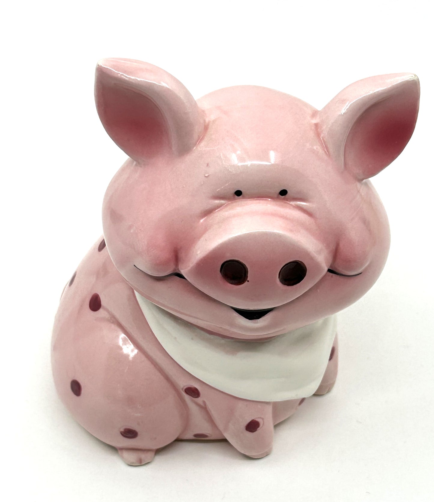 Vintage Giftcraft Pink Giggling Piggy Coin Bank