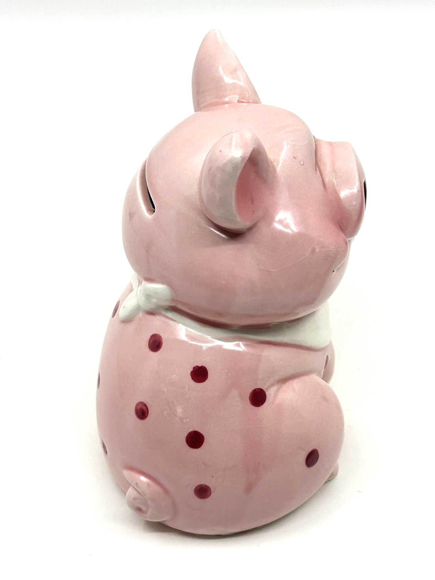 Vintage Giftcraft Pink Giggling Piggy Coin Bank