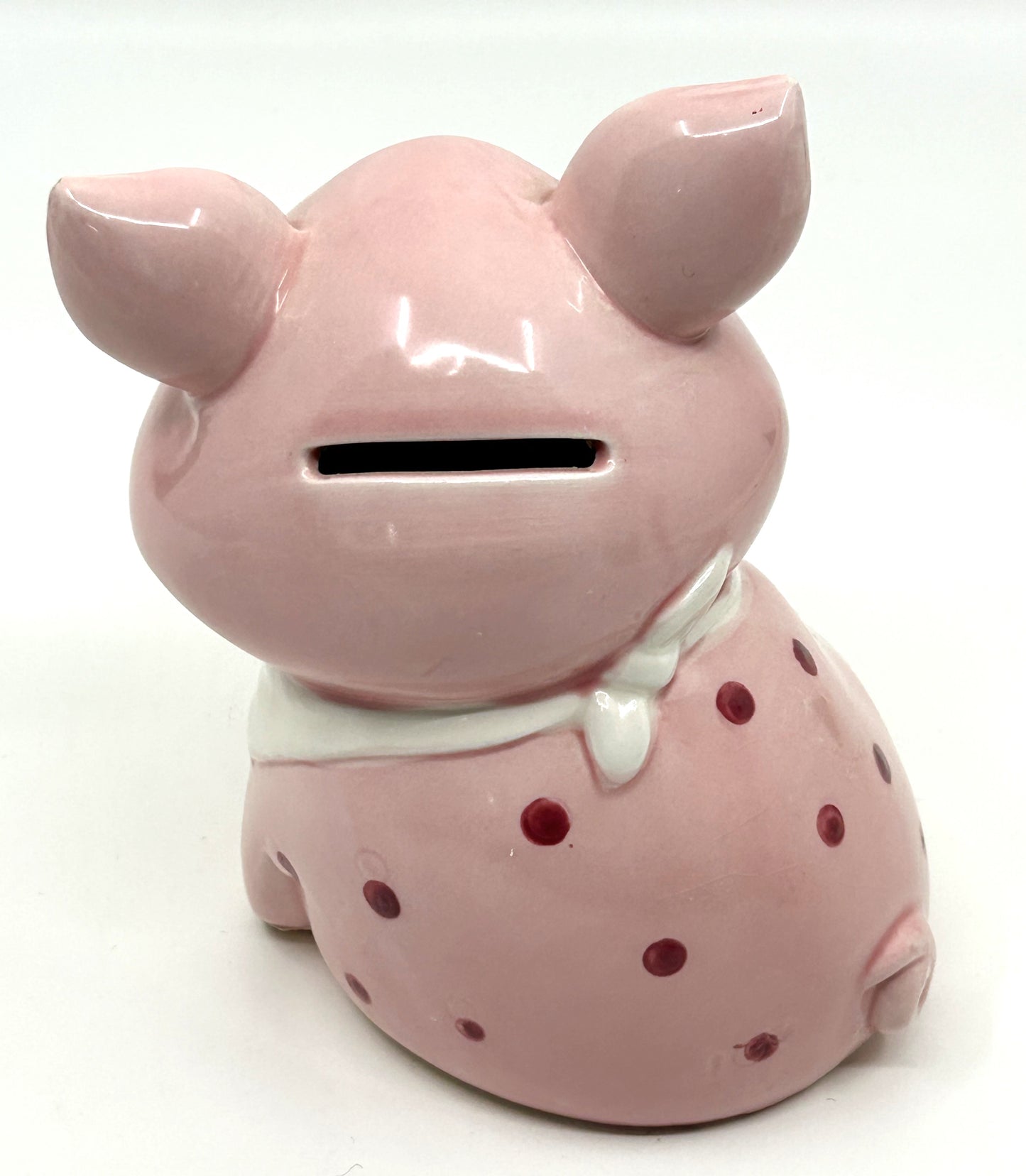 Vintage Giftcraft Pink Giggling Piggy Coin Bank
