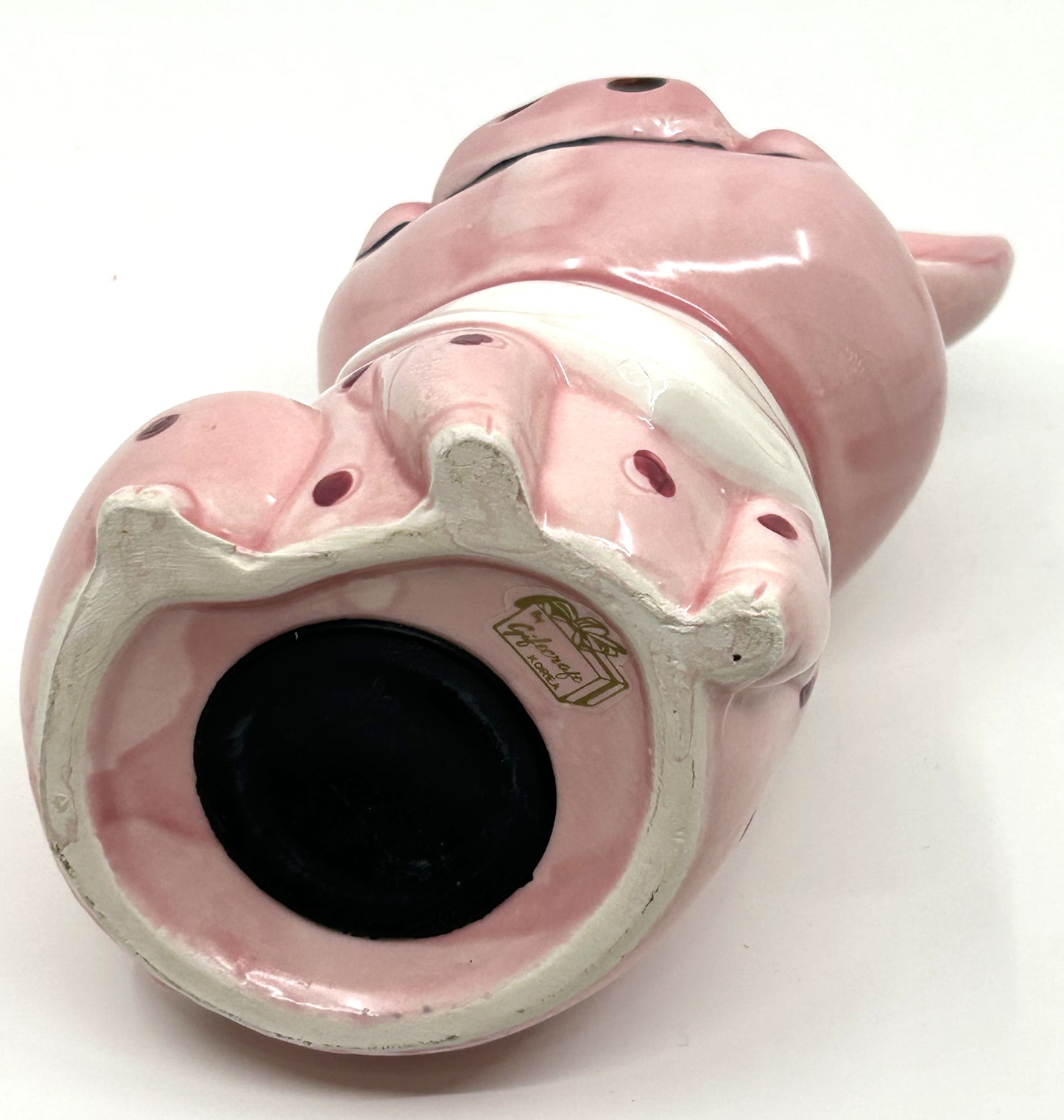Vintage Giftcraft Pink Giggling Piggy Coin Bank