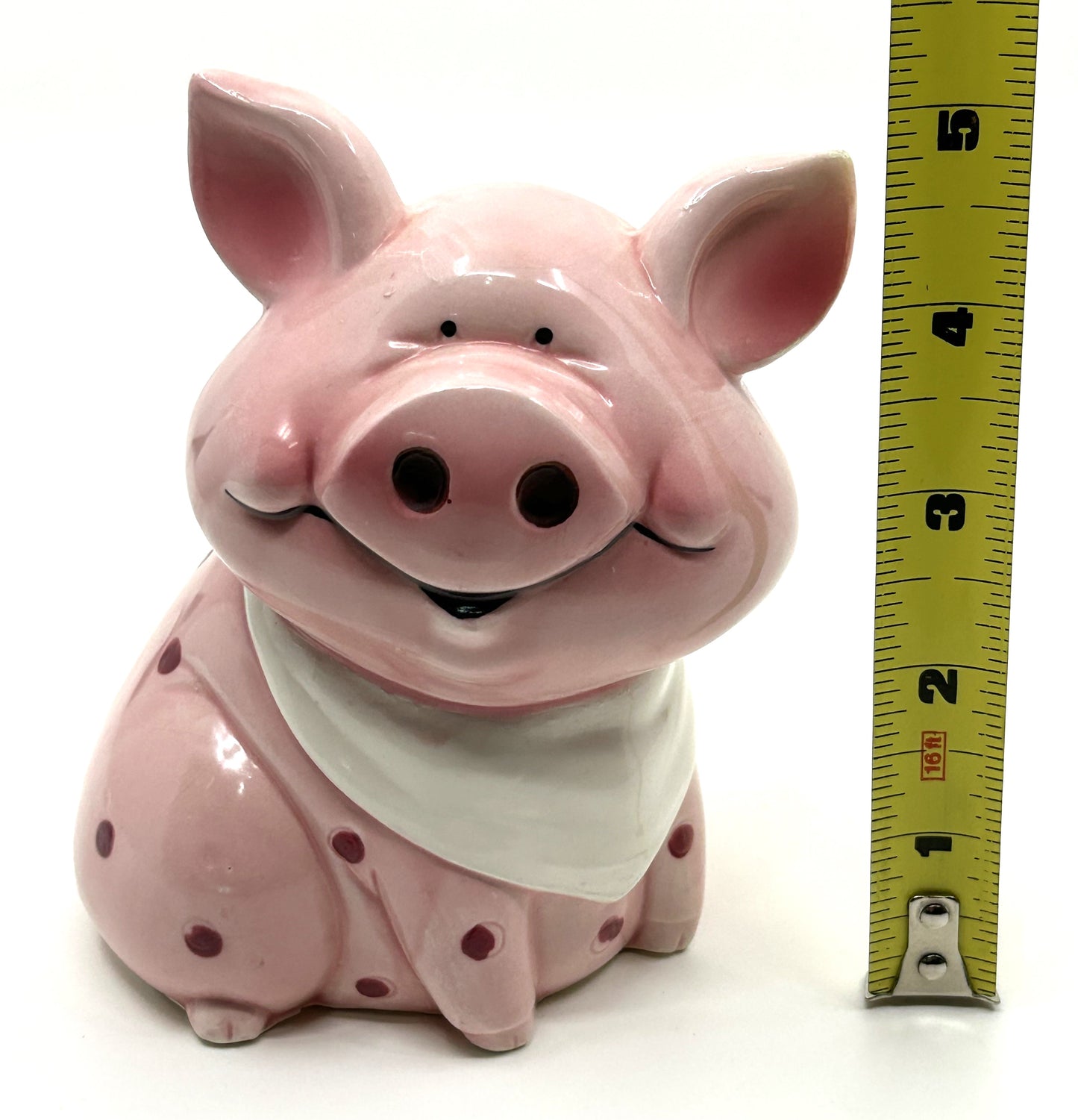 Vintage Giftcraft Pink Giggling Piggy Coin Bank