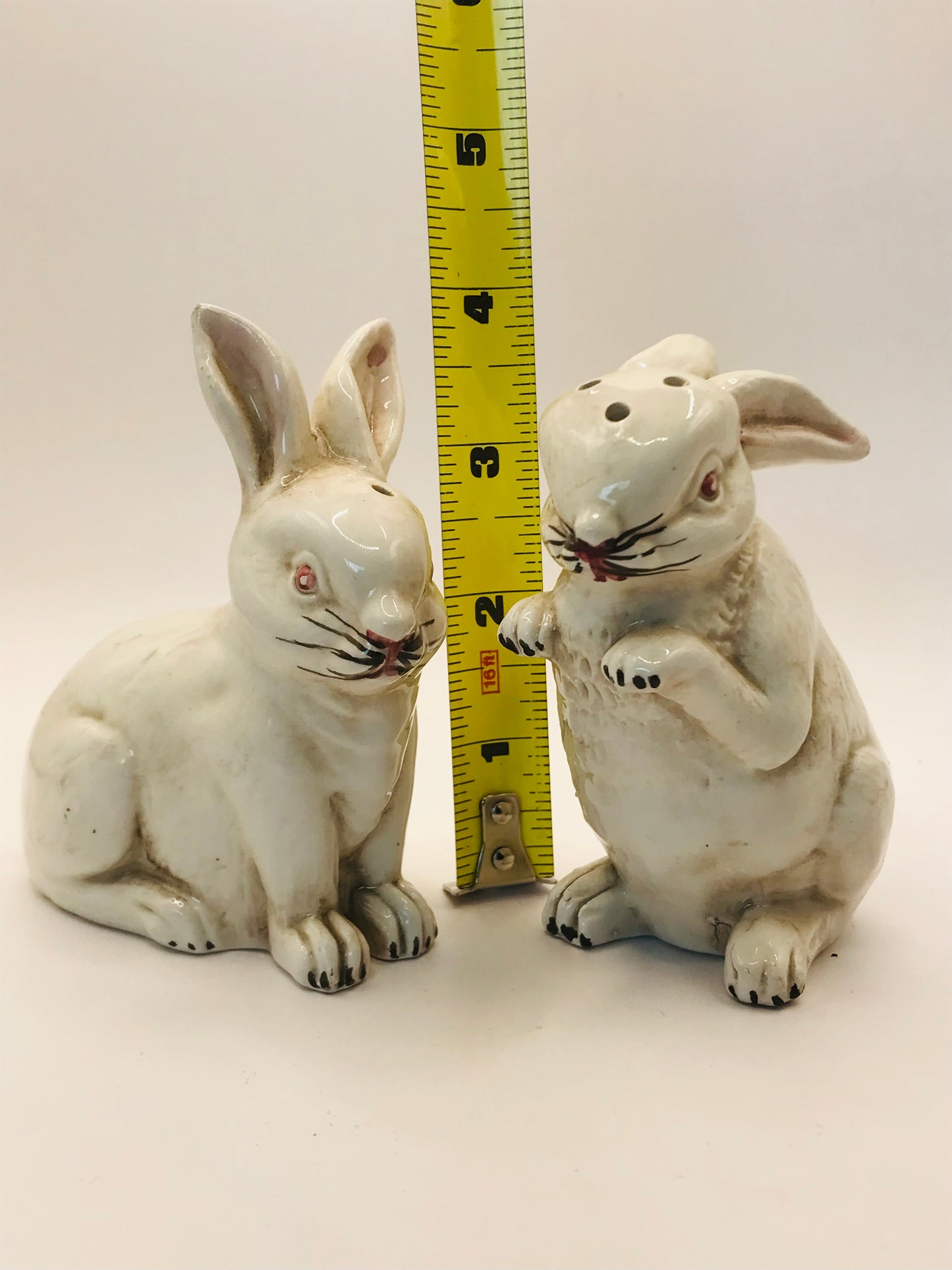 Ugly Mean Rabbits Salt and Pepper Shakers