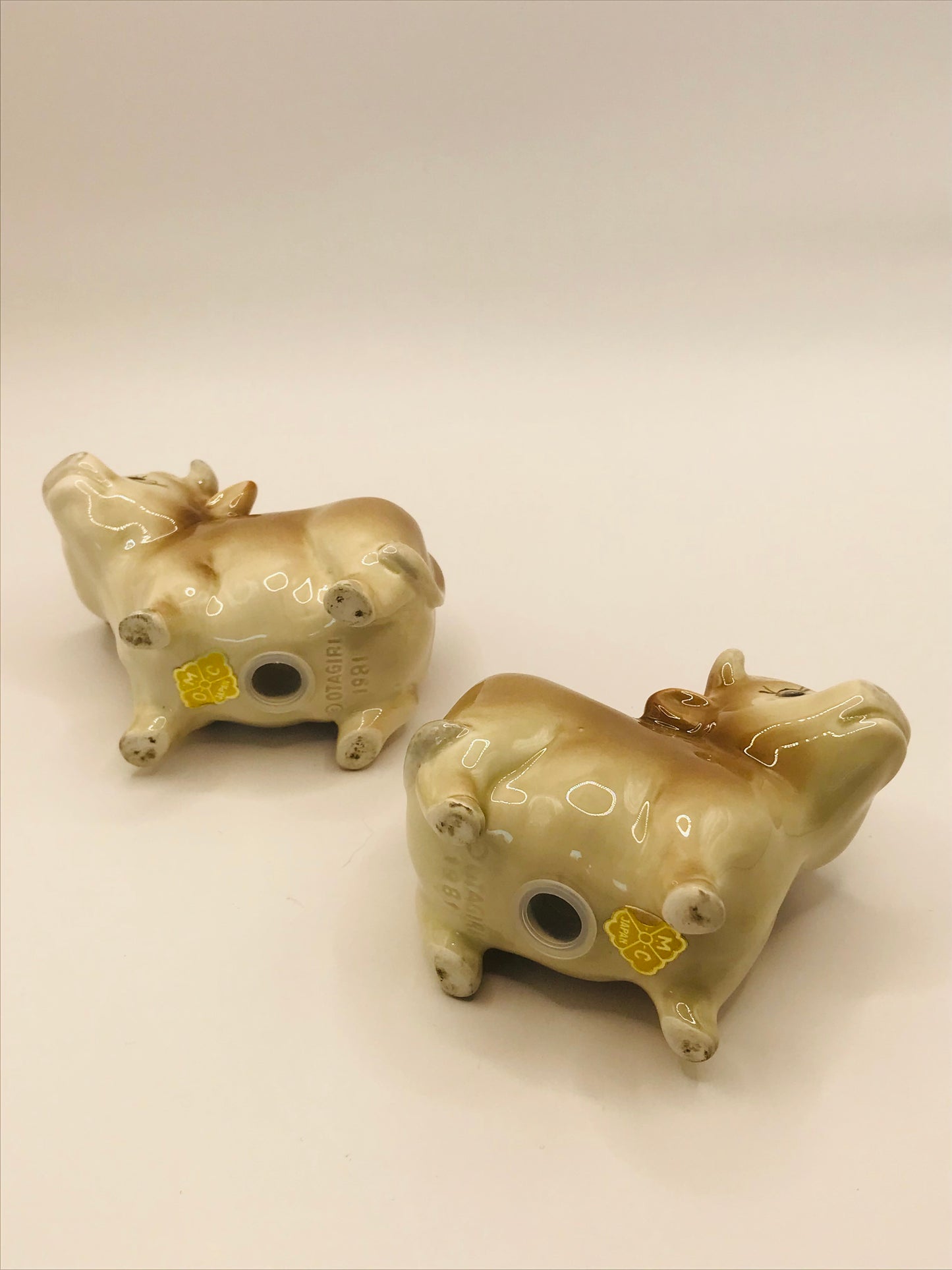 Otigari Brown Cows Salt and Pepper Shakers