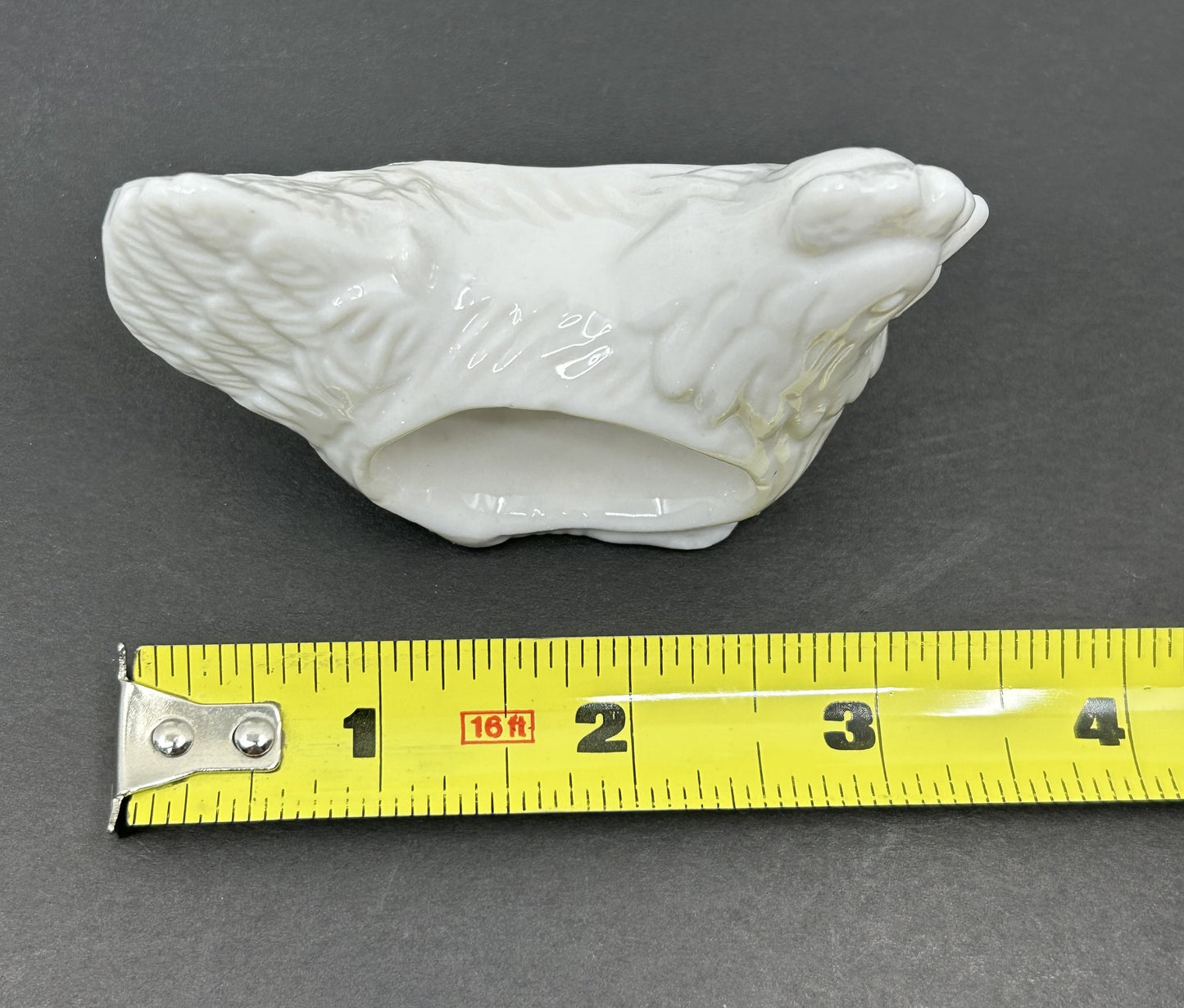 Lot of 24 White Ceramic Assorted Animal Napkin Ring Holders