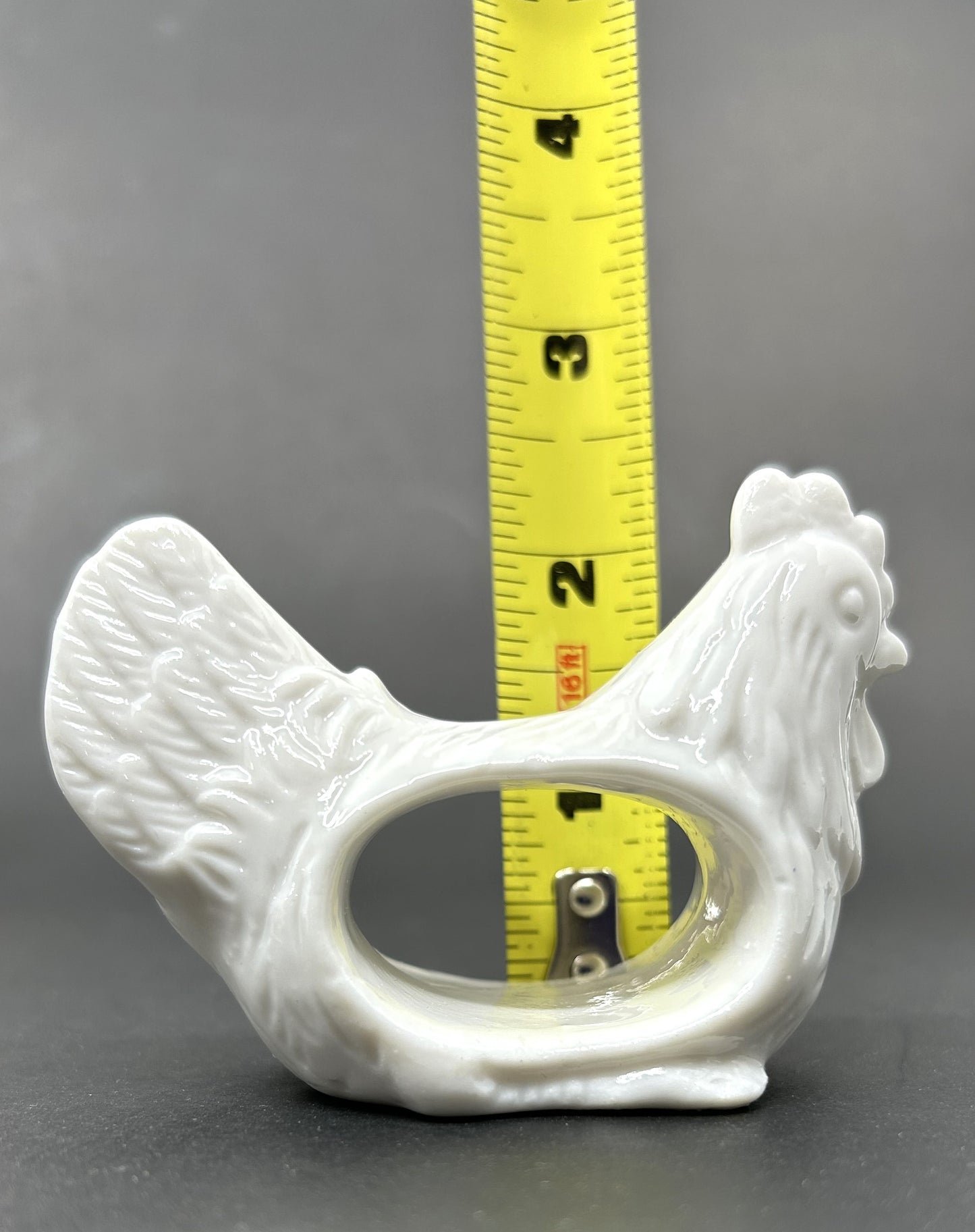 Lot of 24 White Ceramic Assorted Animal Napkin Ring Holders