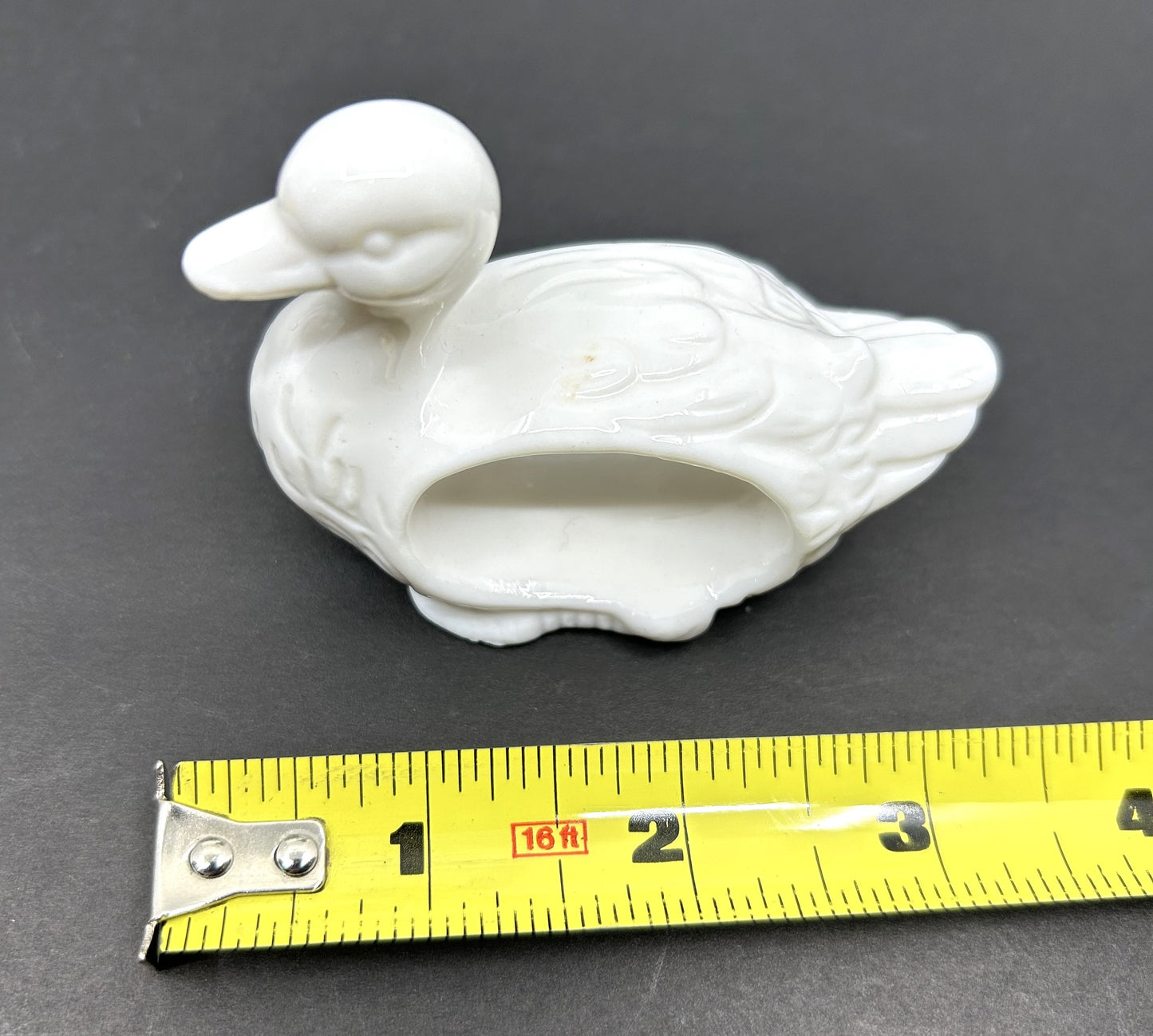 Lot of 24 White Ceramic Assorted Animal Napkin Ring Holders