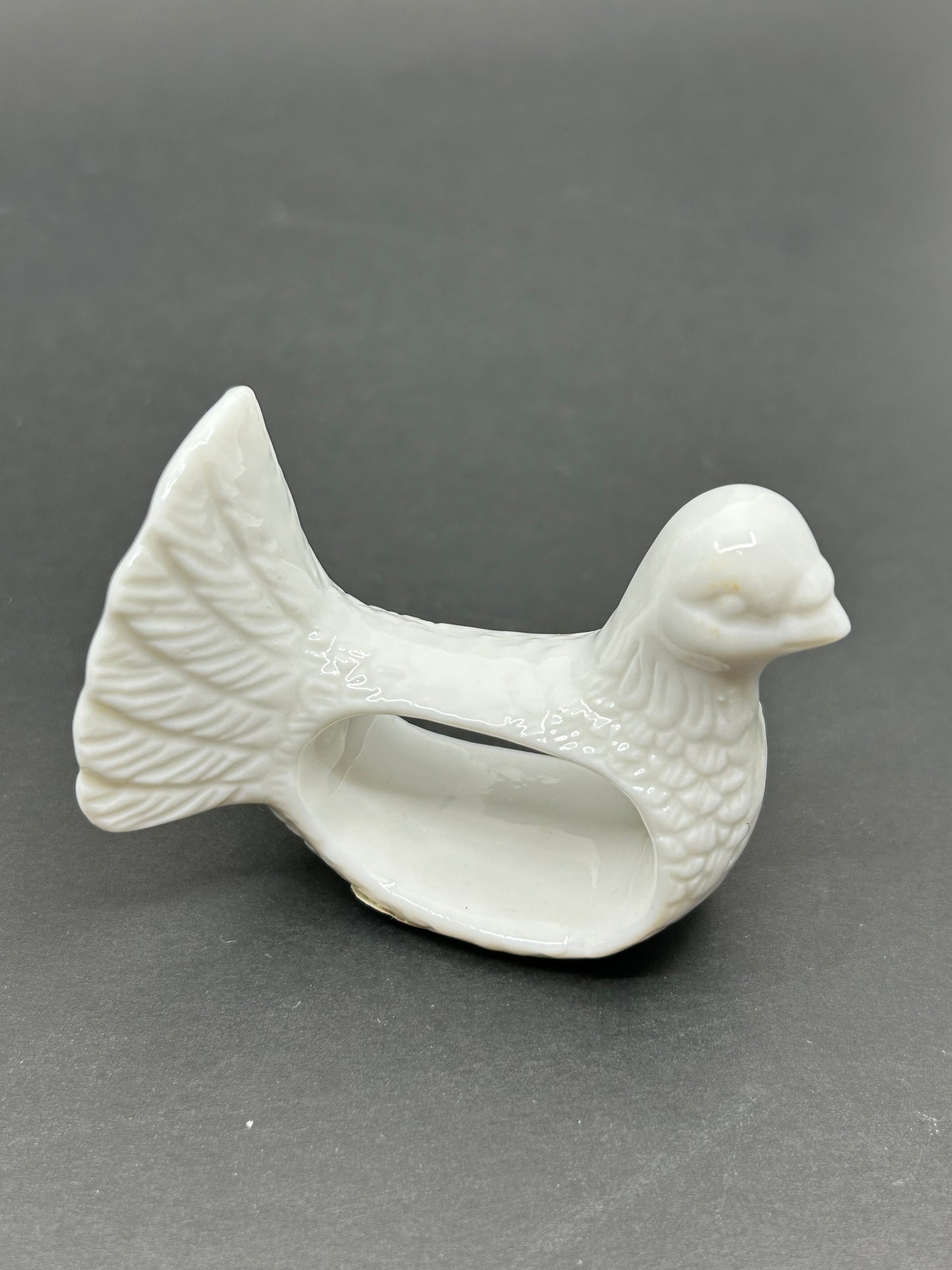 Lot of 24 White Ceramic Assorted Animal Napkin Ring Holders