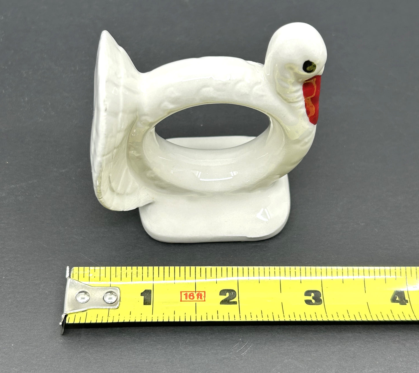 Lot of 24 White Ceramic Assorted Animal Napkin Ring Holders