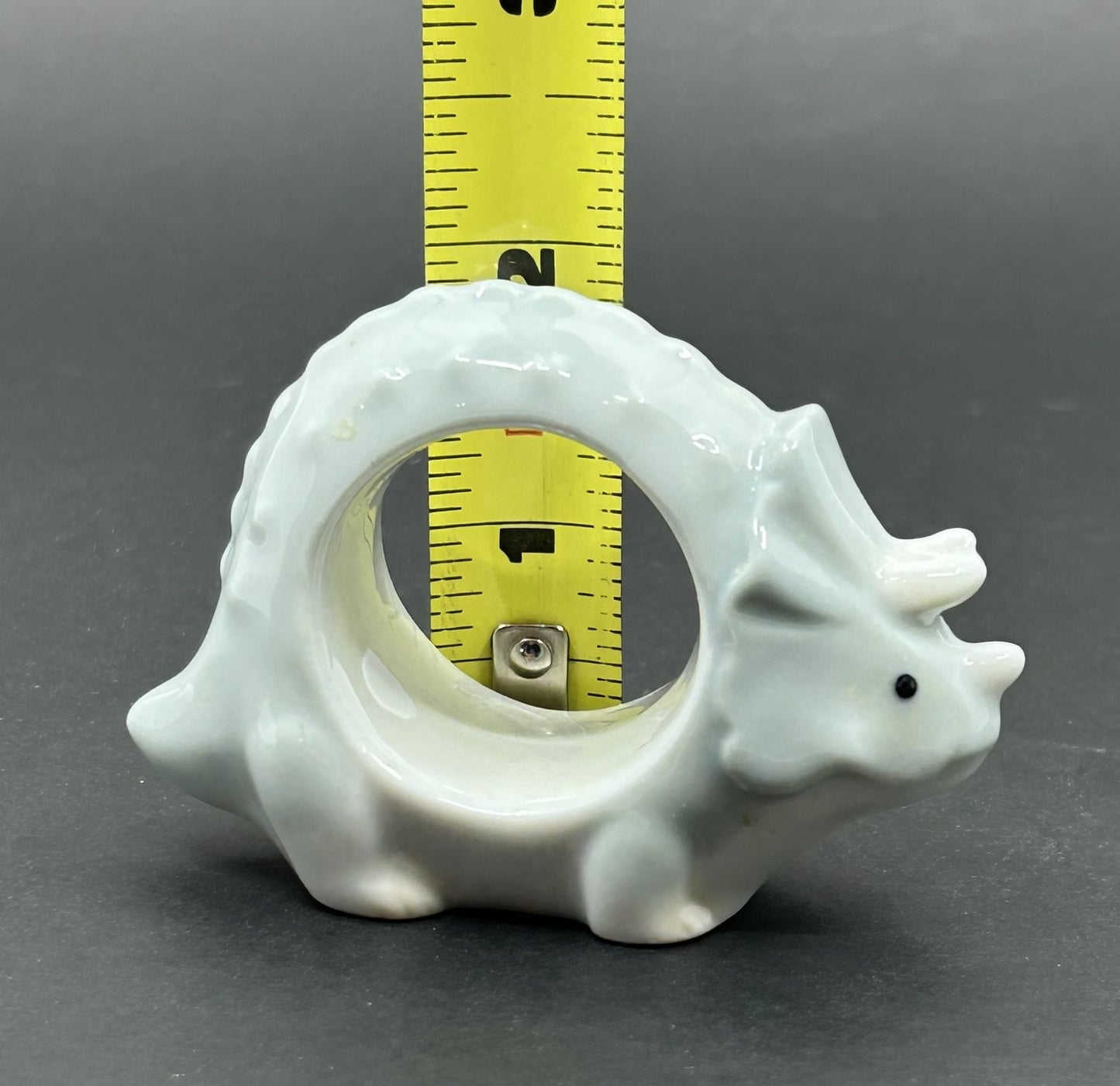Lot of 24 White Ceramic Assorted Animal Napkin Ring Holders
