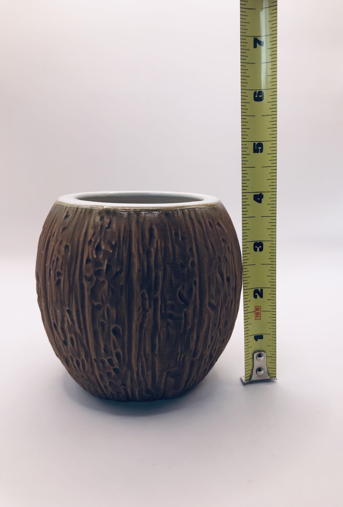 Orchids of Hawaii Ceramic Coconut Drinkware R-13A