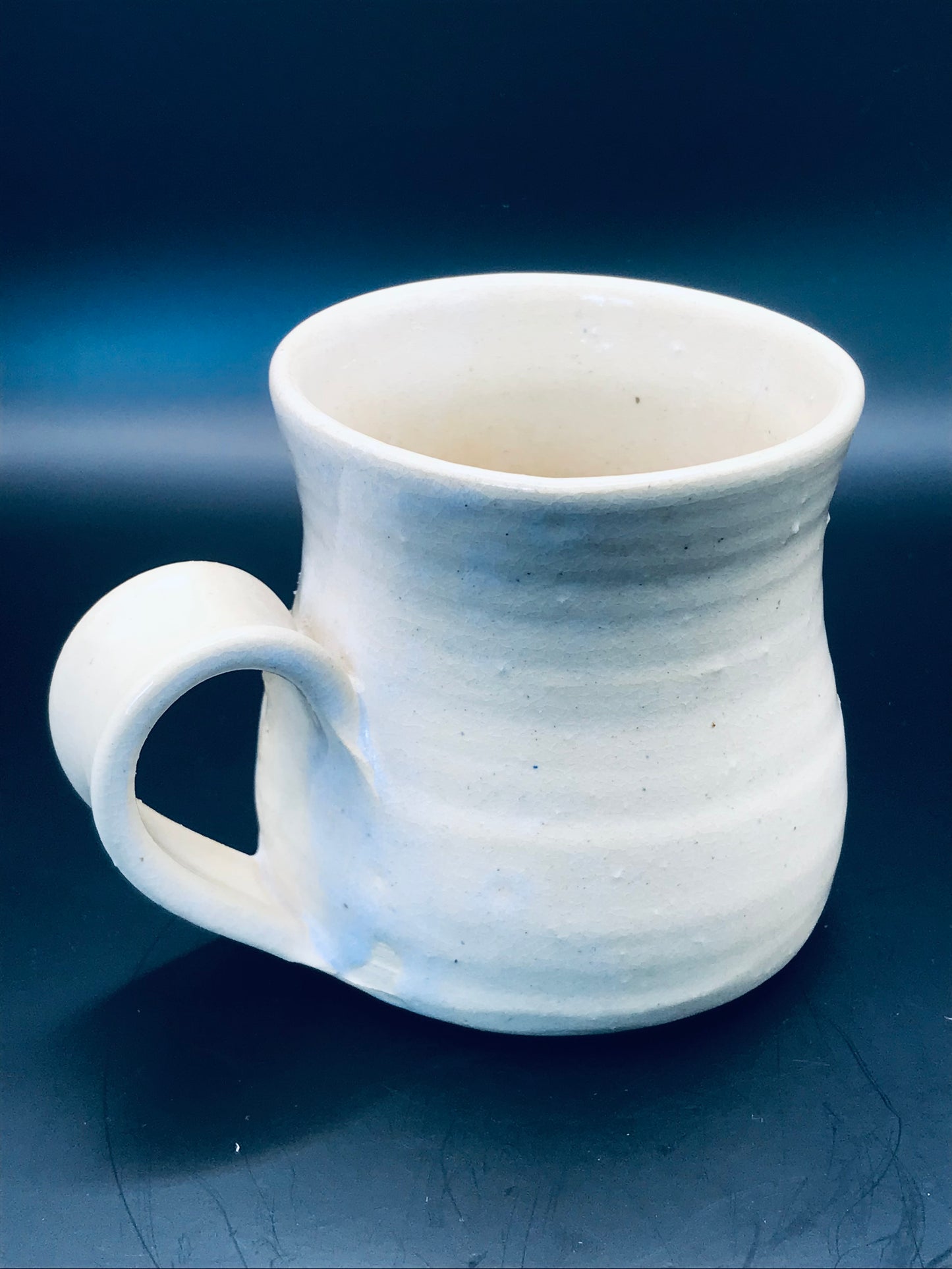 Artisan Studio Pottery Mustache Man Face Mug