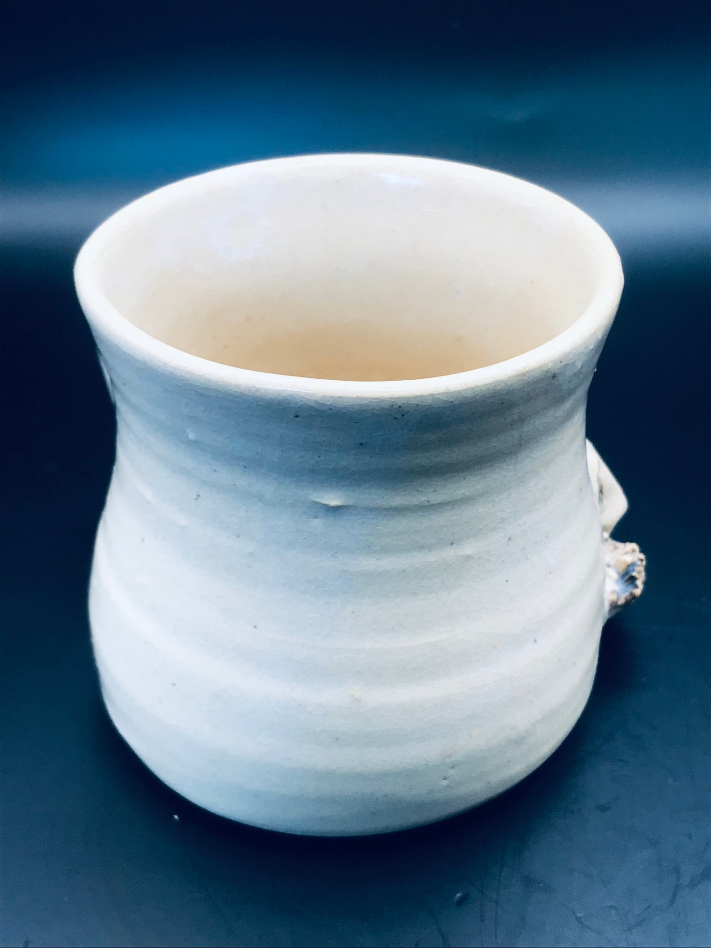 Artisan Studio Pottery Mustache Man Face Mug