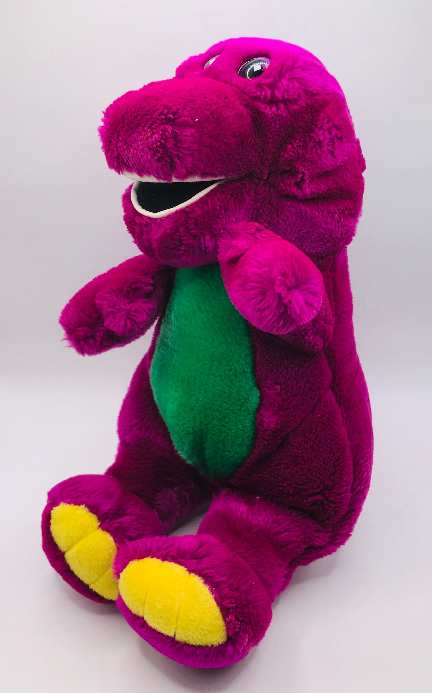 Vintage Barney Purple Soft Plush Dinosaur 1992 12"