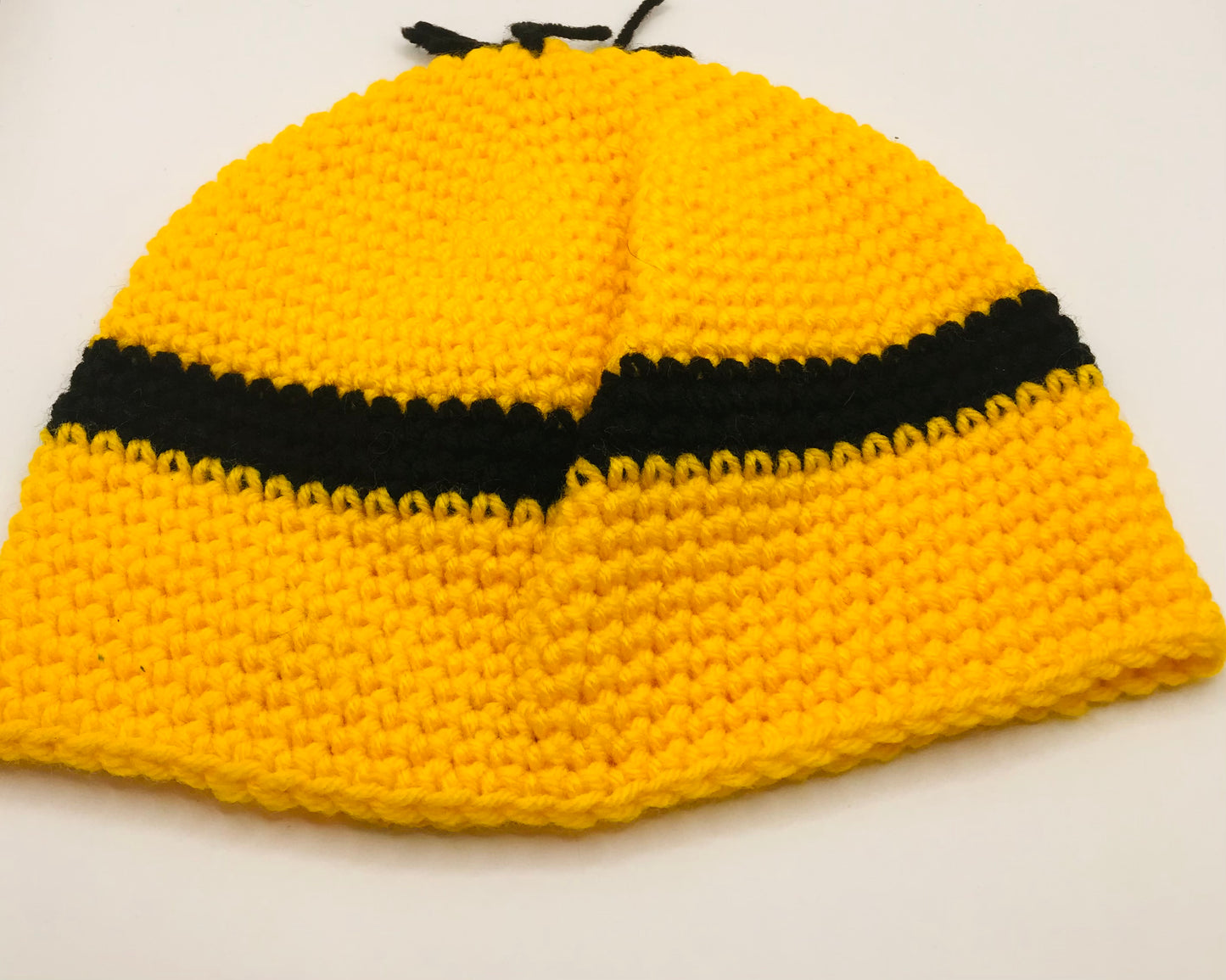 Handcrafted Minion Unisex Children's Knitted Hat - One of a Kind
