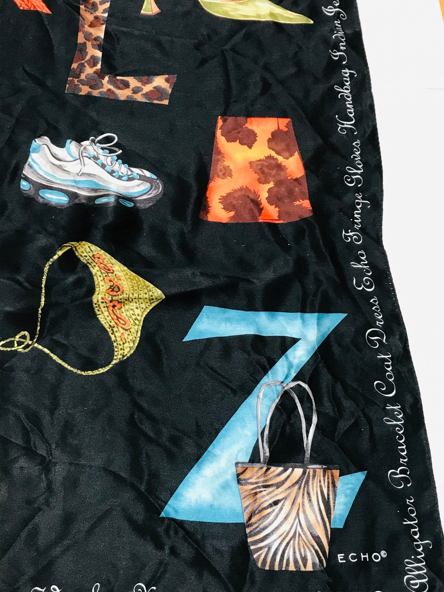 ECHO A-Z Fashionista Print Scarf