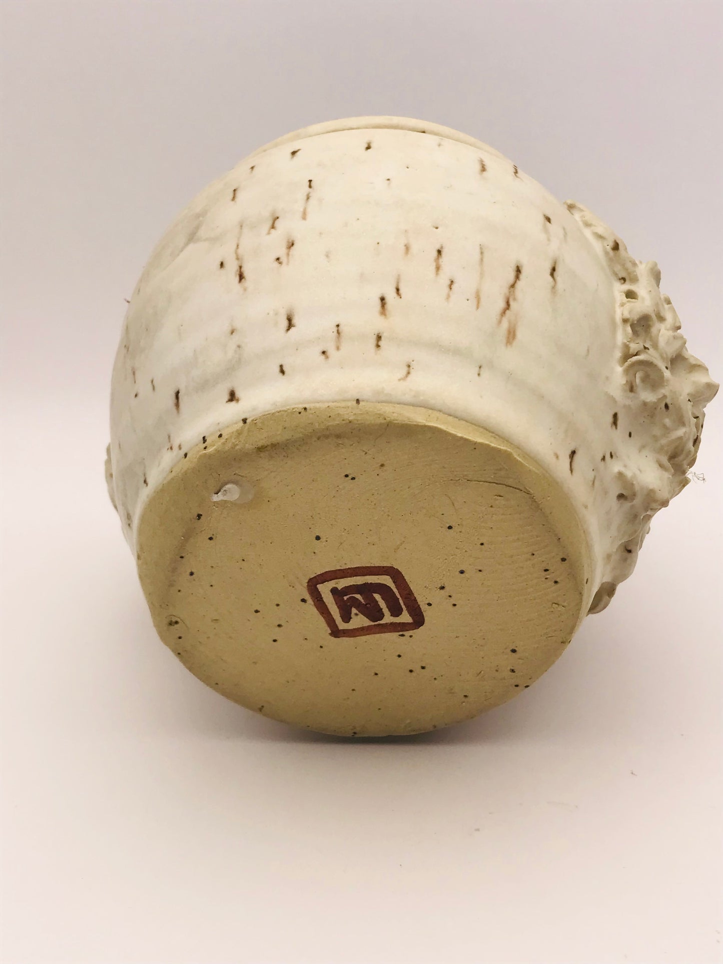Artisan Lionhead Handmade Spaghetti Hair Pottery Planter