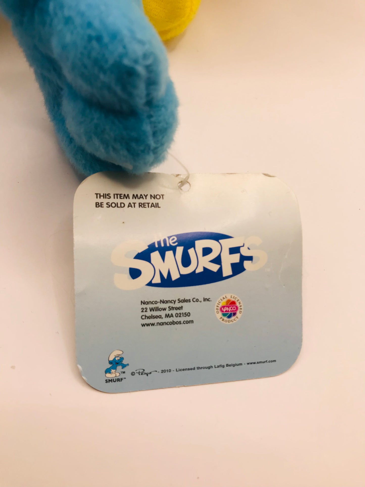 NANCO Smurfette Plush OSNWT