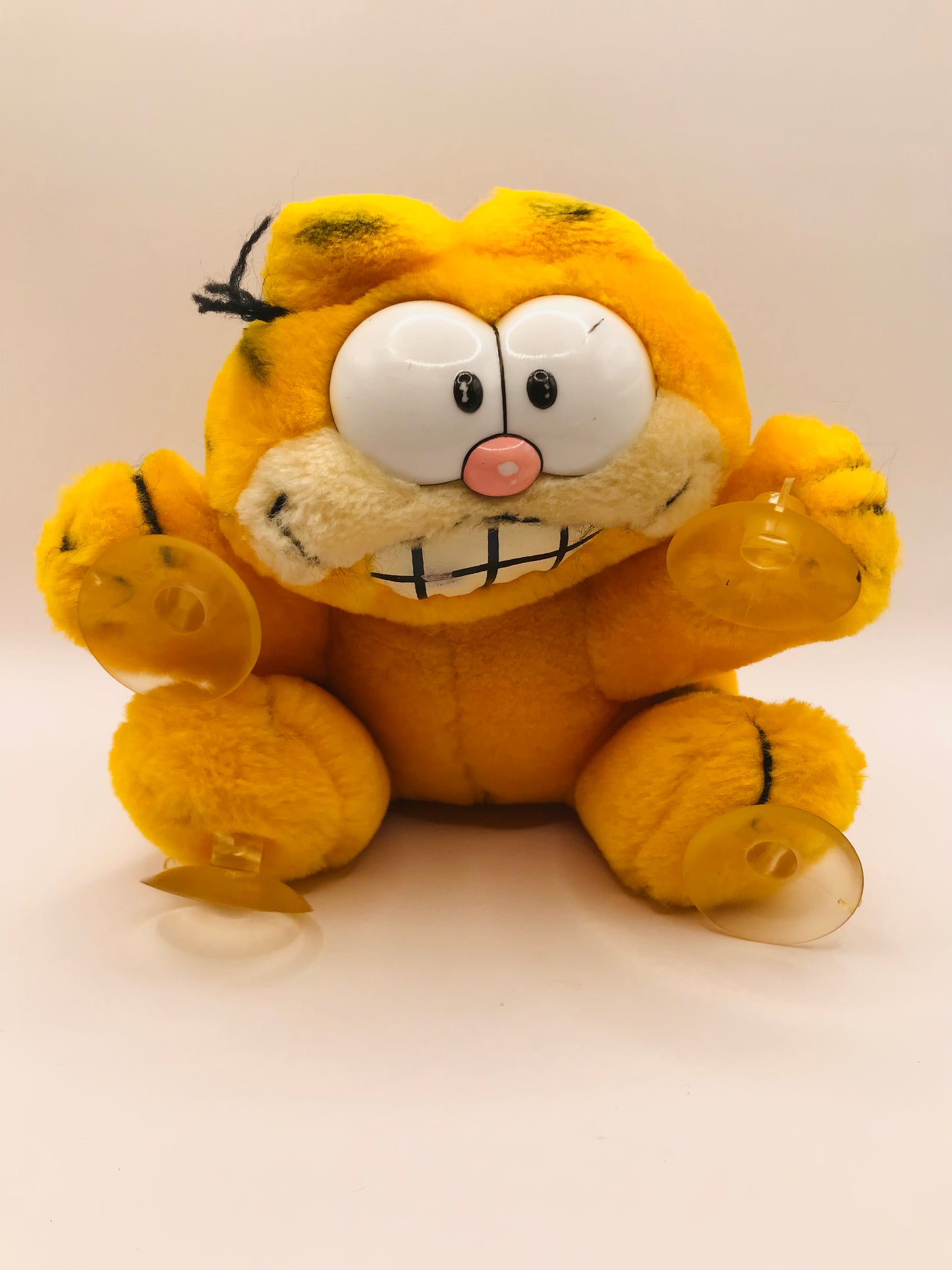 Vintage 1981 Garfield 7" Plush Stuck On You Dakin Window Cling Stuffed Toy