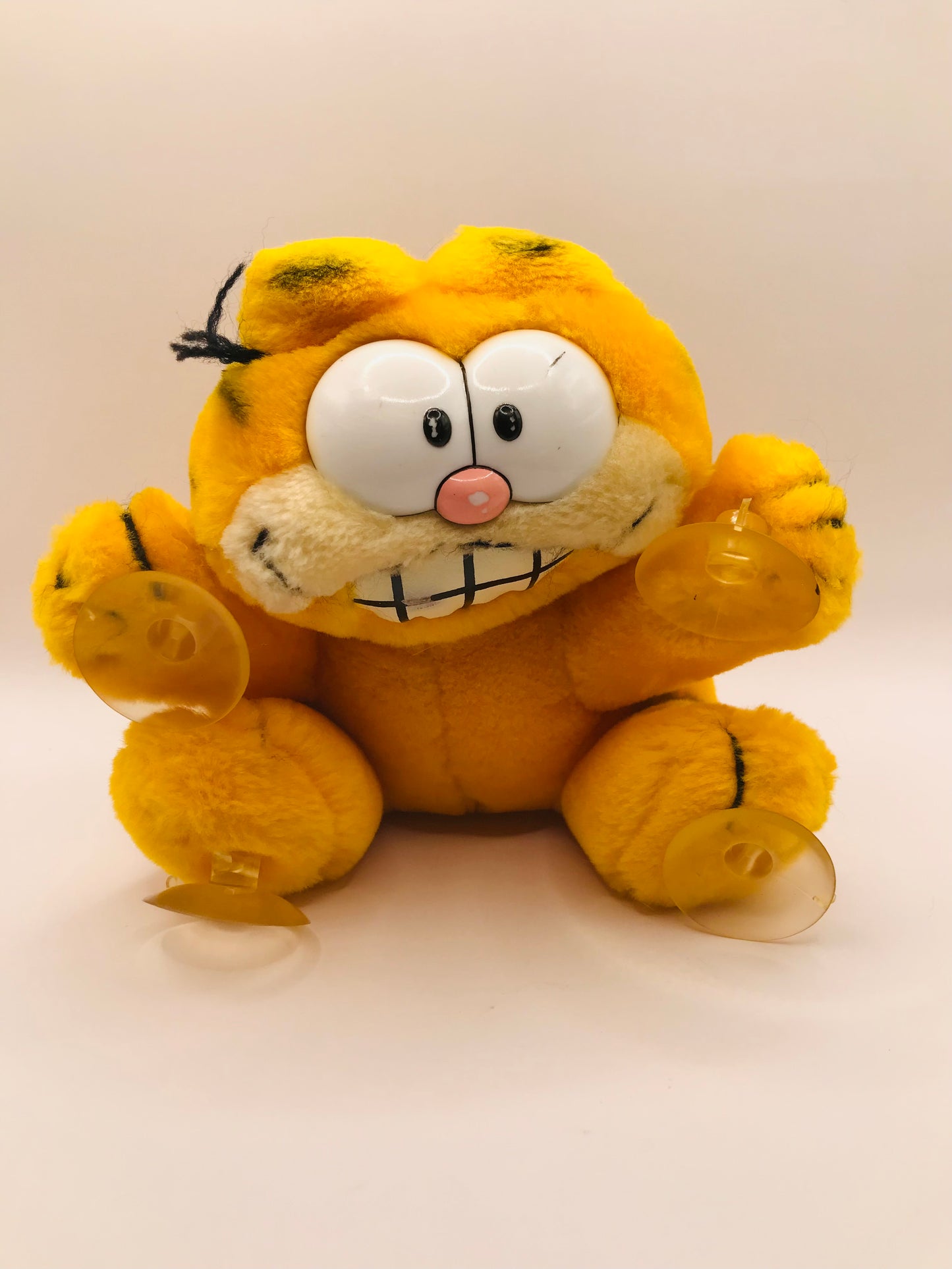Vintage 1981 Garfield 7" Plush Stuck On You Dakin Window Cling Stuffed Toy
