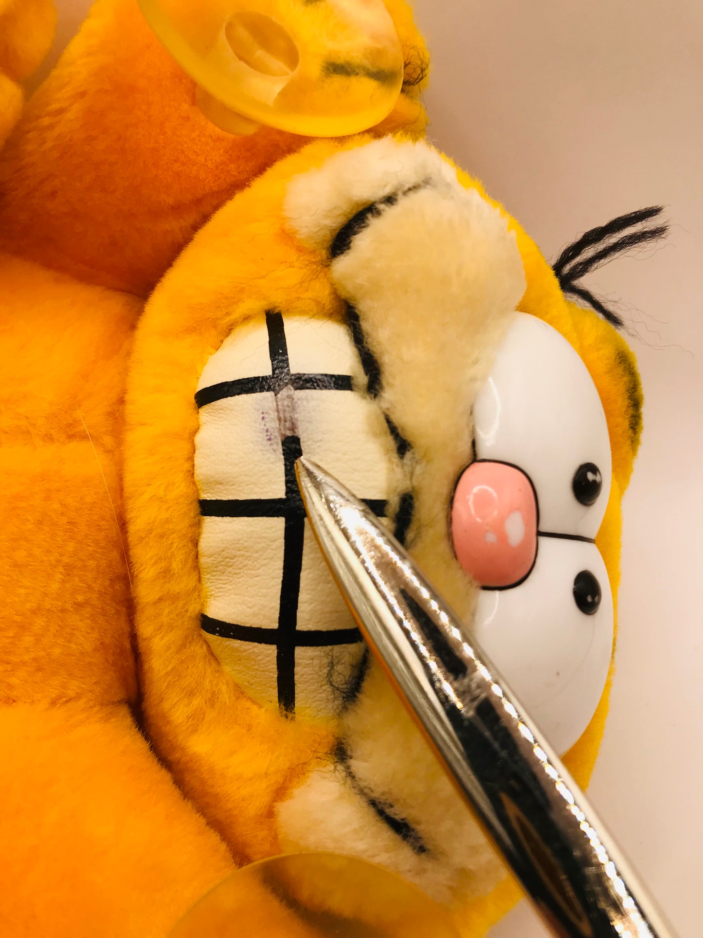 Vintage 1981 Garfield 7" Plush Stuck On You Dakin Window Cling Stuffed Toy