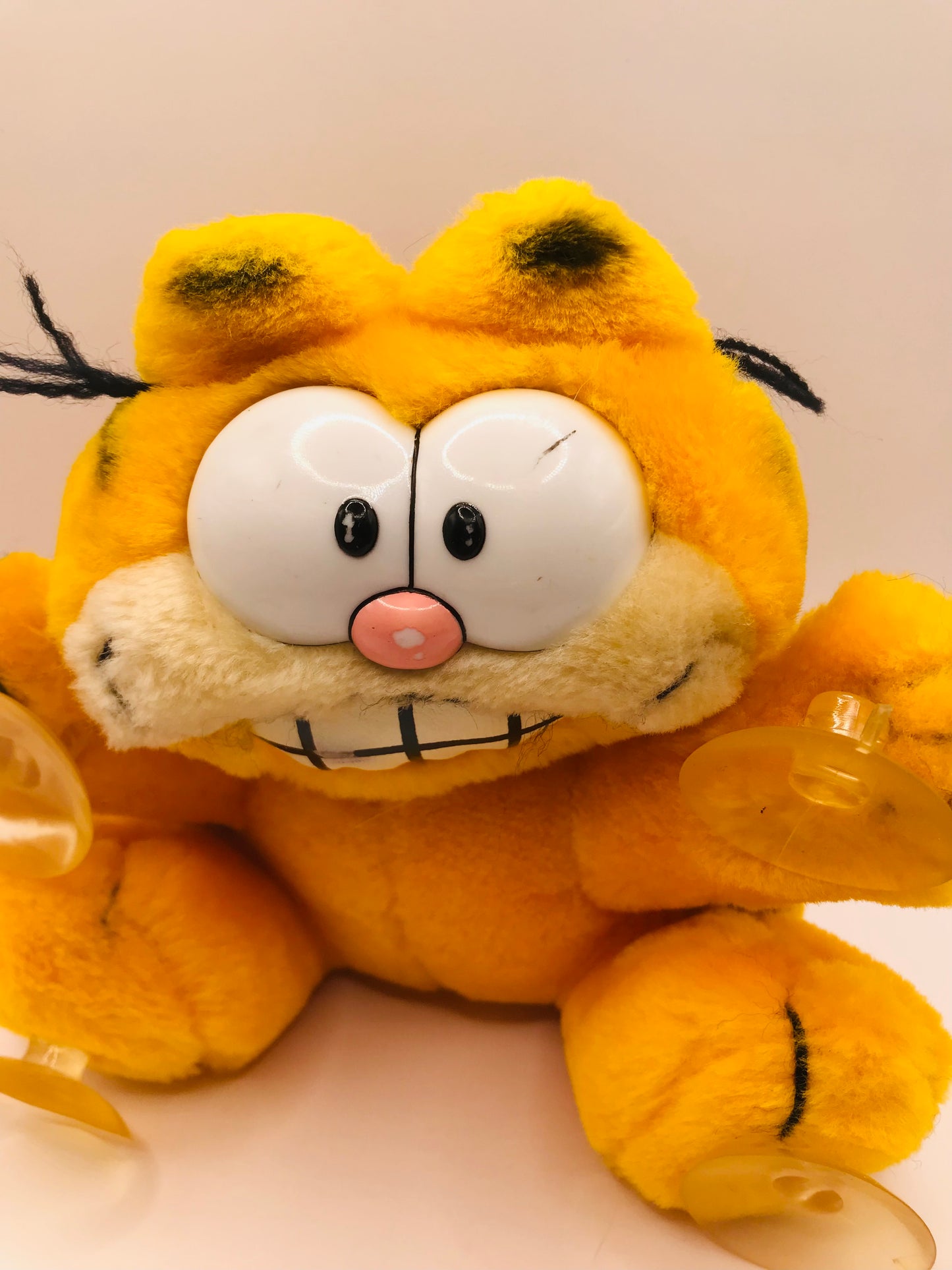 Vintage 1981 Garfield 7" Plush Stuck On You Dakin Window Cling Stuffed Toy