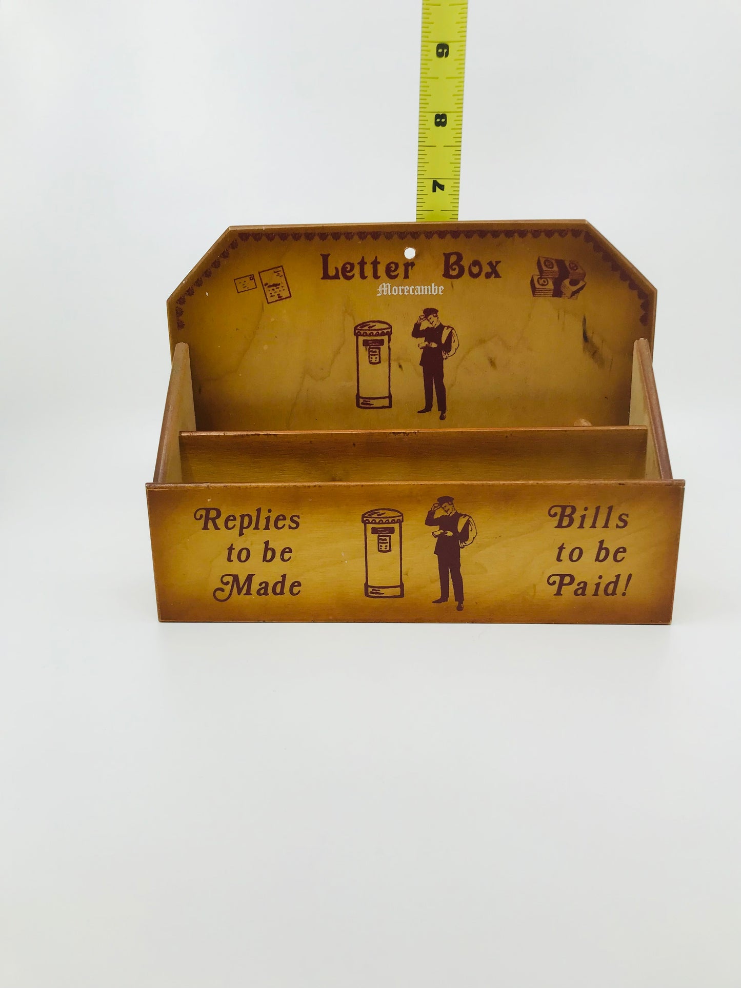 1960's Wooden Mail/ Letter Box