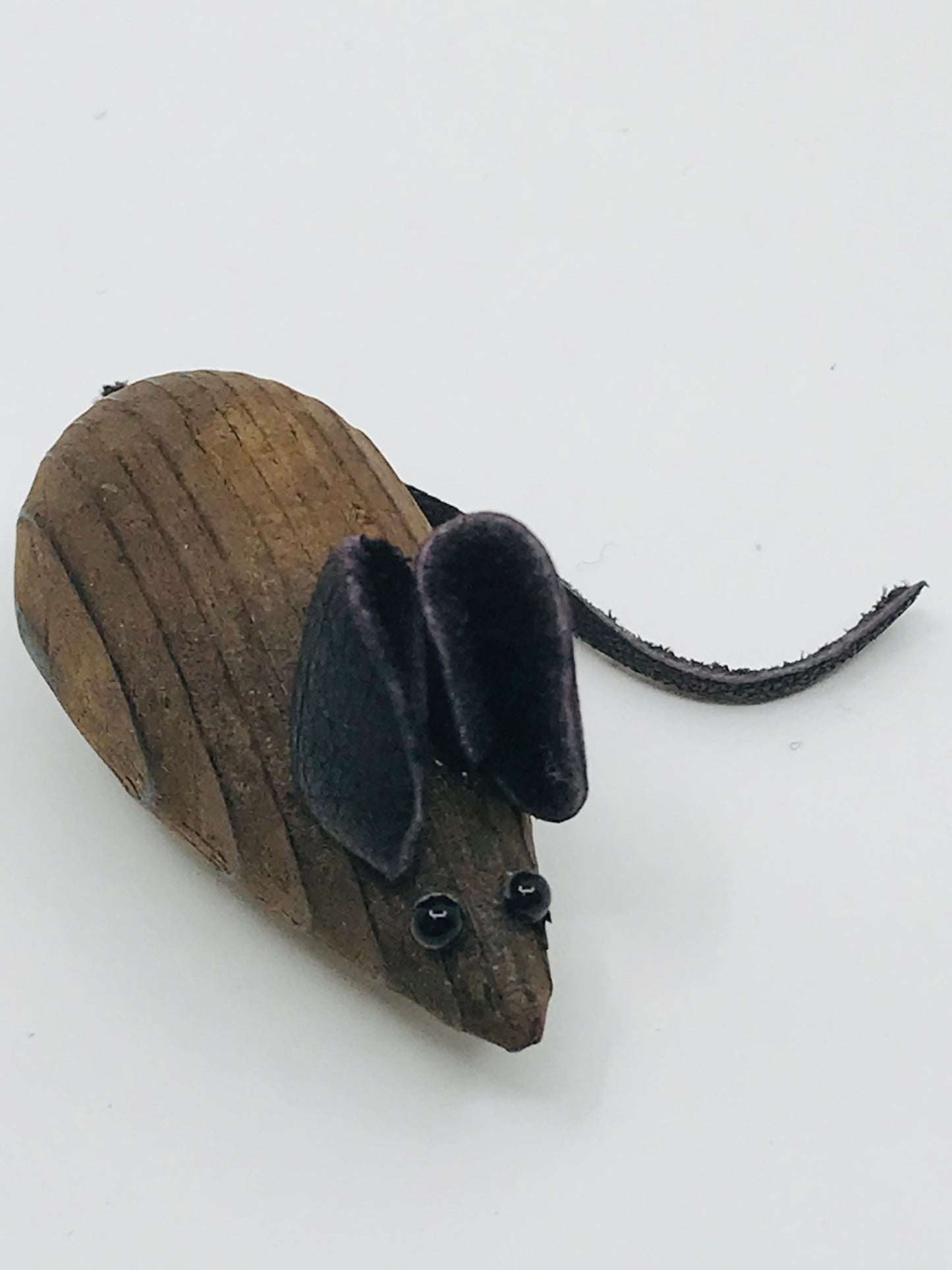 Vintage Wooden Miniature Mouse Family - Set of 4