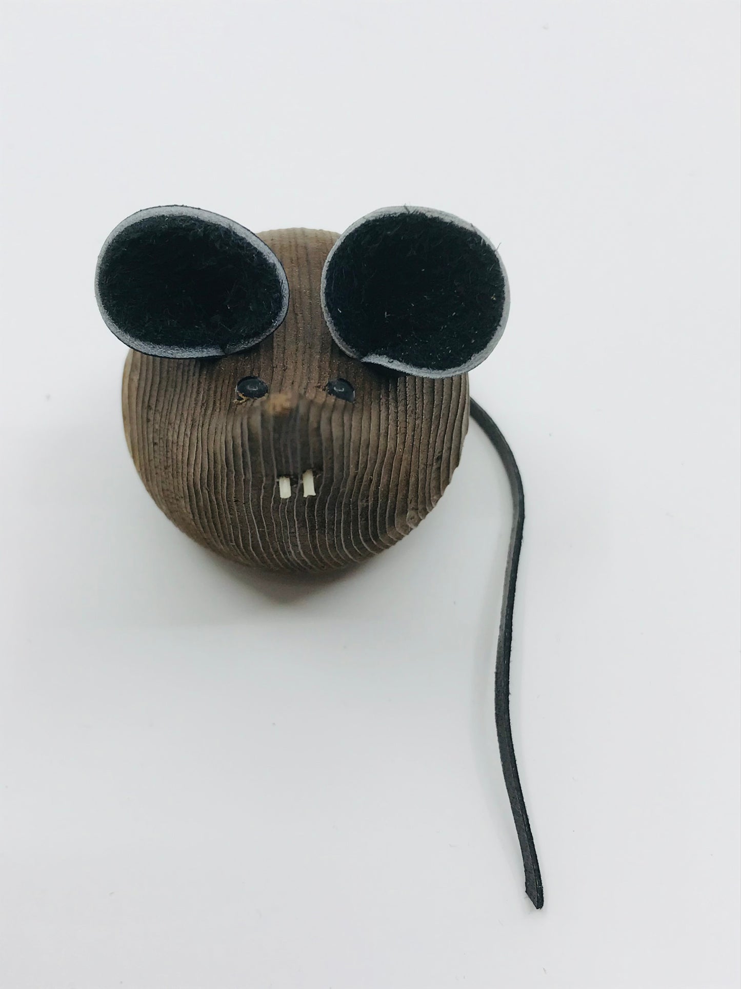 Vintage Wooden Miniature Mouse Family - Set of 4